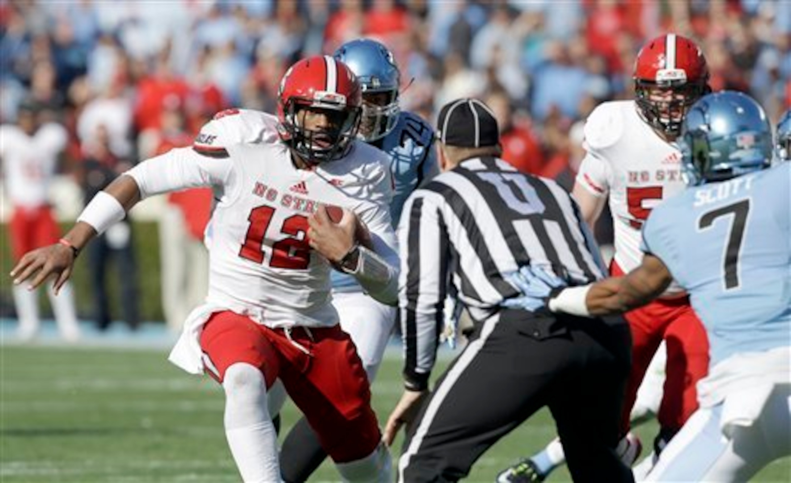 Jacoby Brissett gave N.C. State's offense a new dimension this fall.