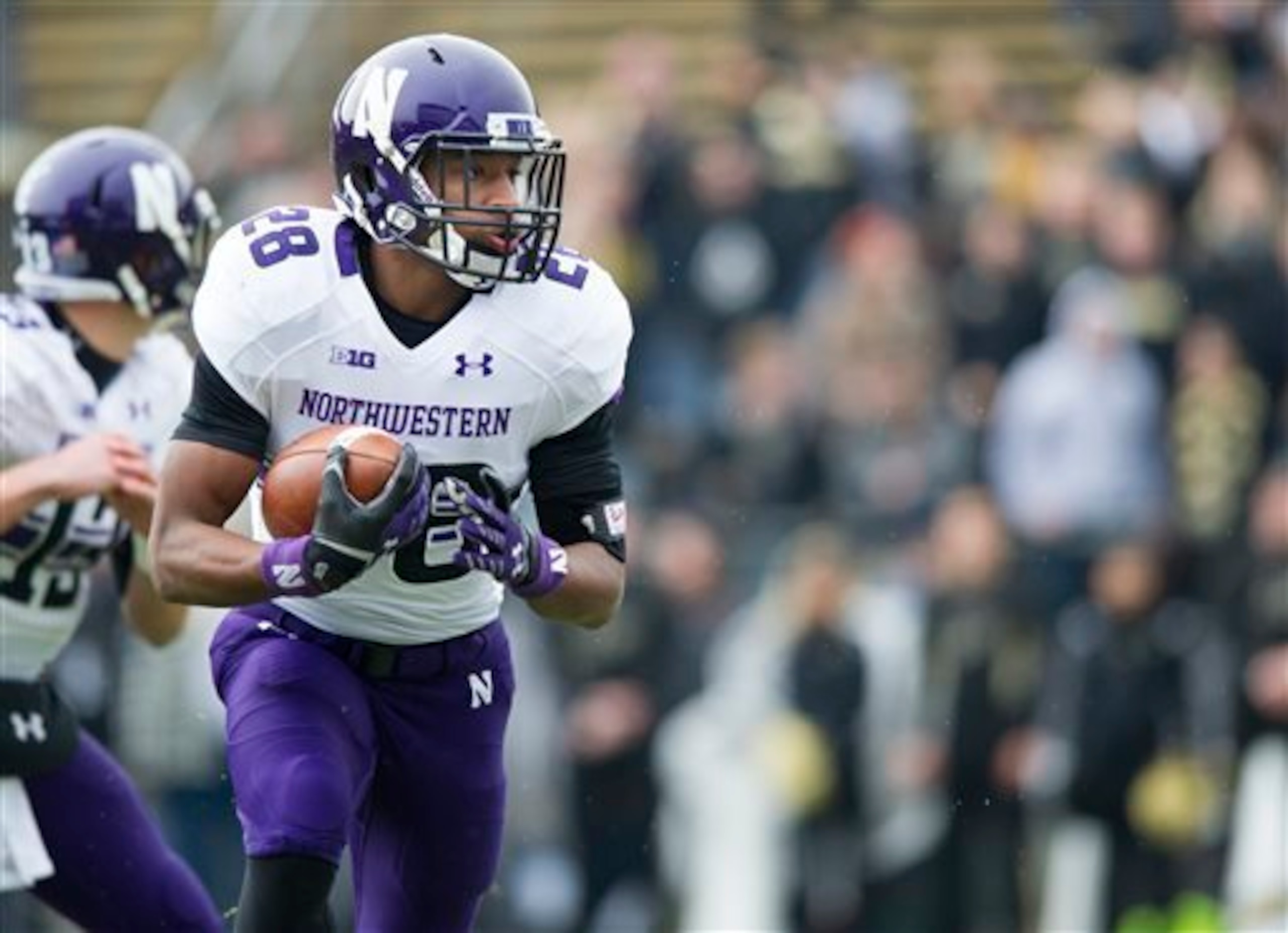 Justin Jackson emerged as Northwestern's top tailback this fall.