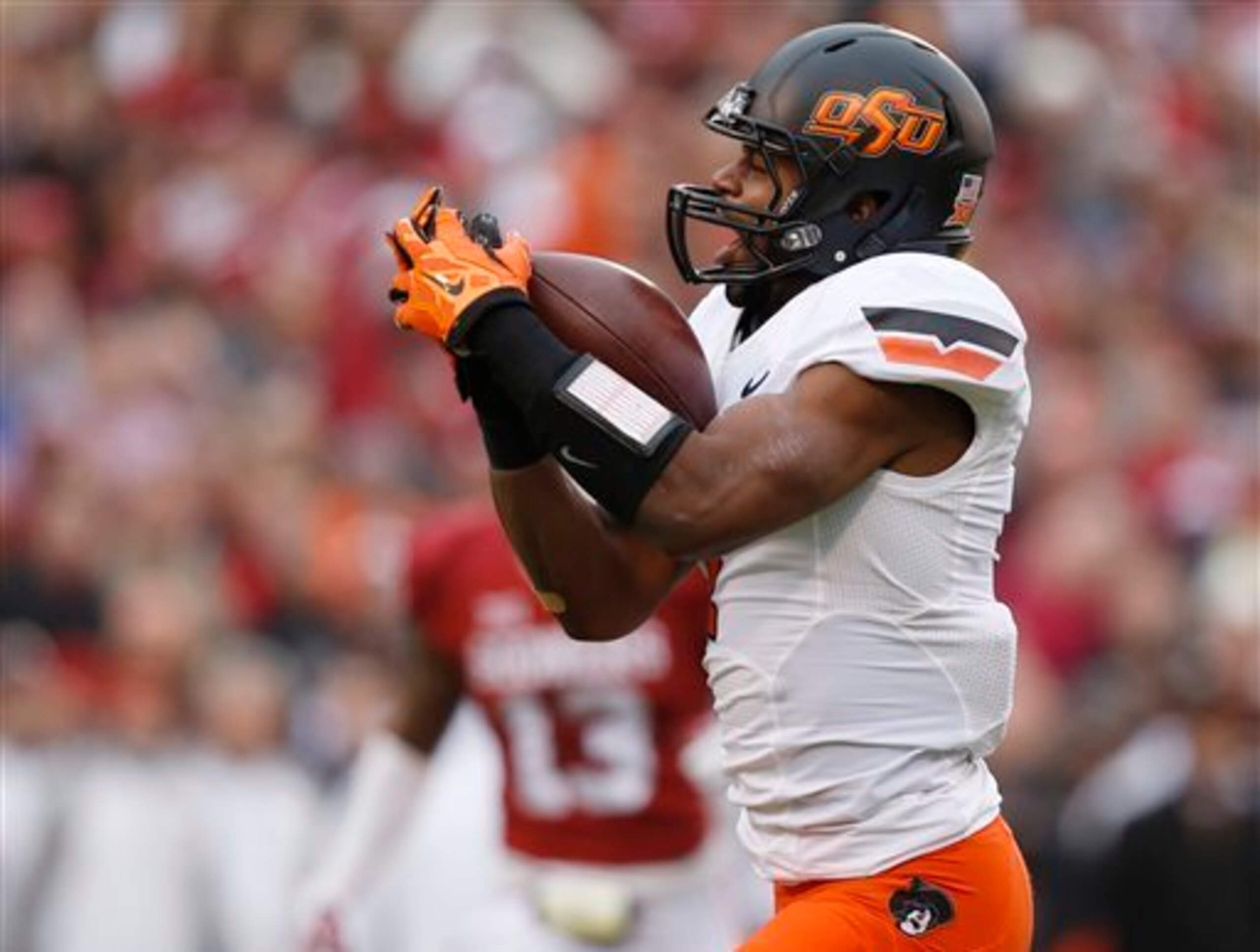 Brandon Sheperd emerged as Oklahoma State's top receiver this fall.