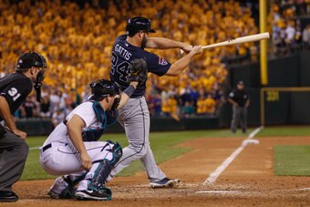 A recent signing confirms the Atlanta Braves' plan to play Evan Gattis in the outfield.
