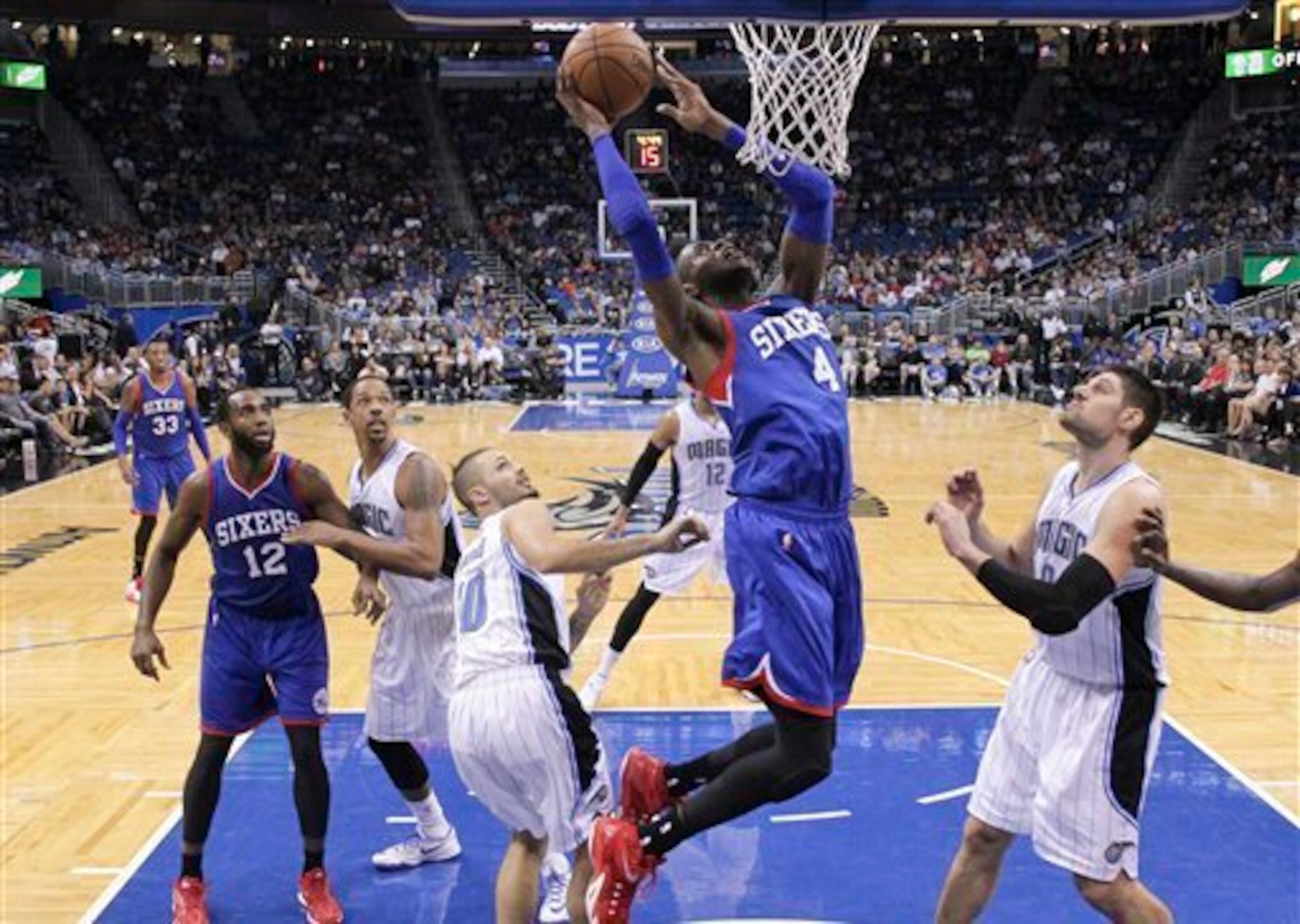 The Sixers are not good at shooting right now.