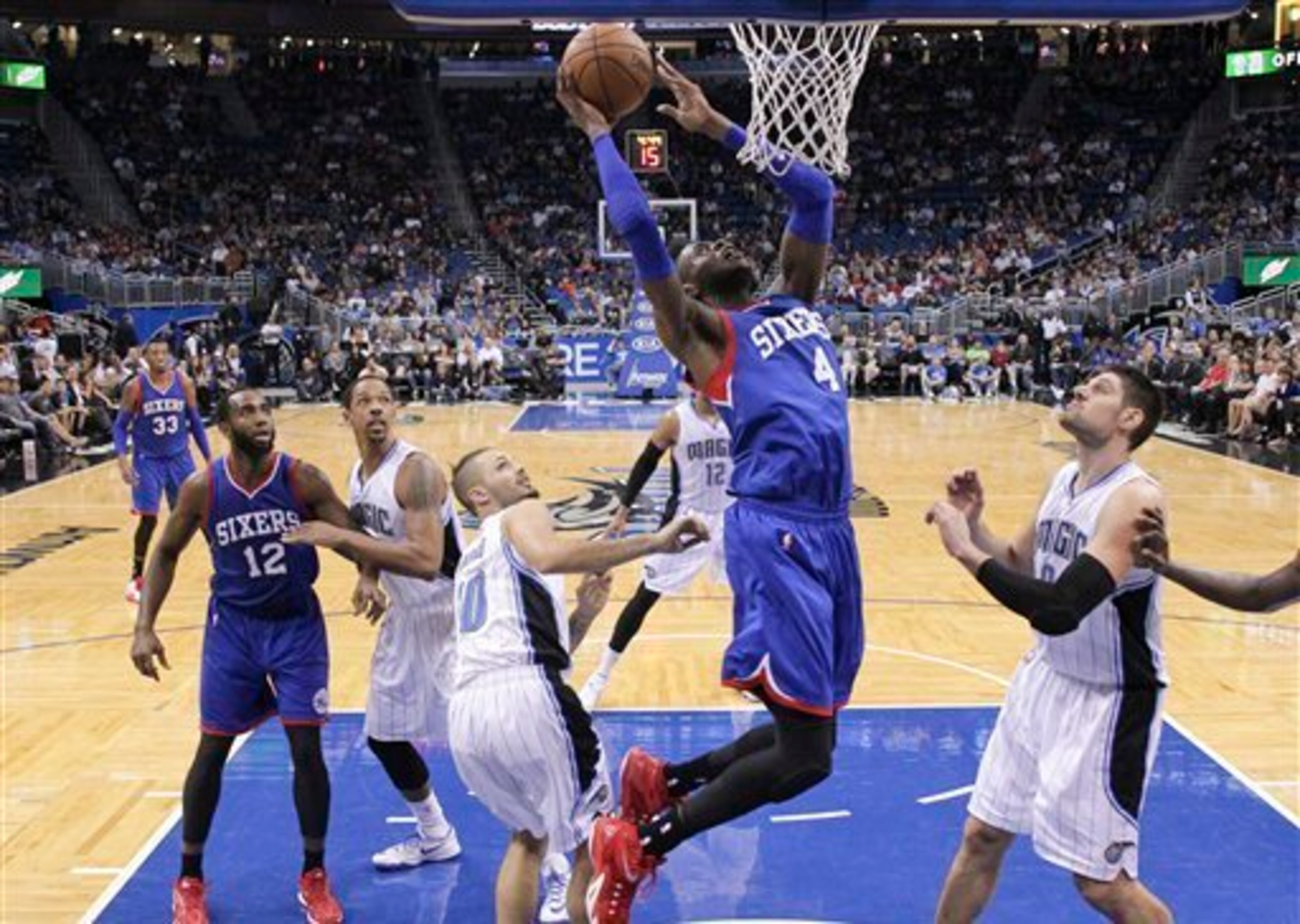 The Sixers are not good at shooting right now.