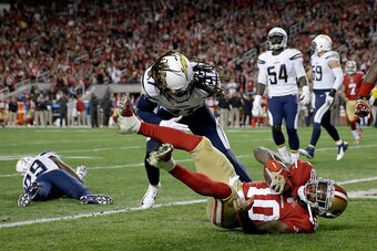 Wide receiver Bruce Ellington is one of numerous 49ers listed on the Week 17 injury report.