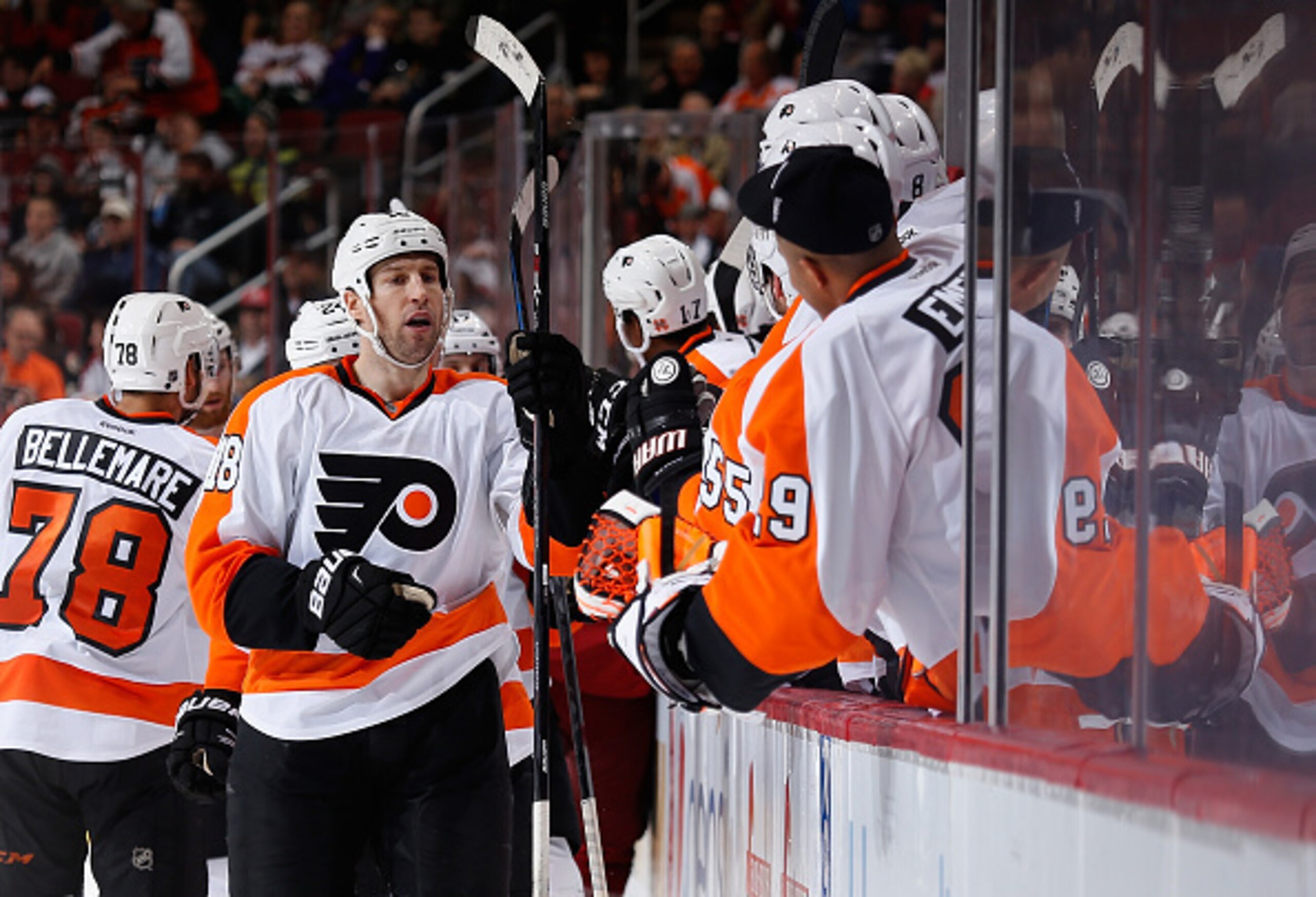 The Flyers have a roster that is overloaded with natural centers.