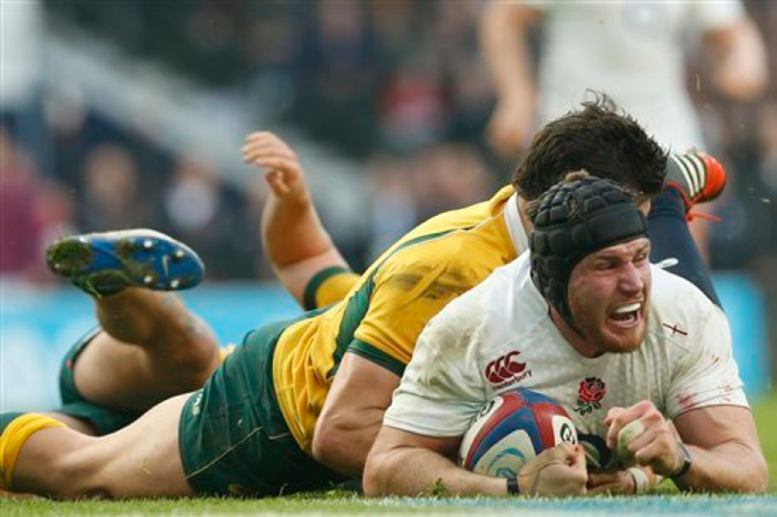 Ben Morgan finished the year with two tries against Australia
