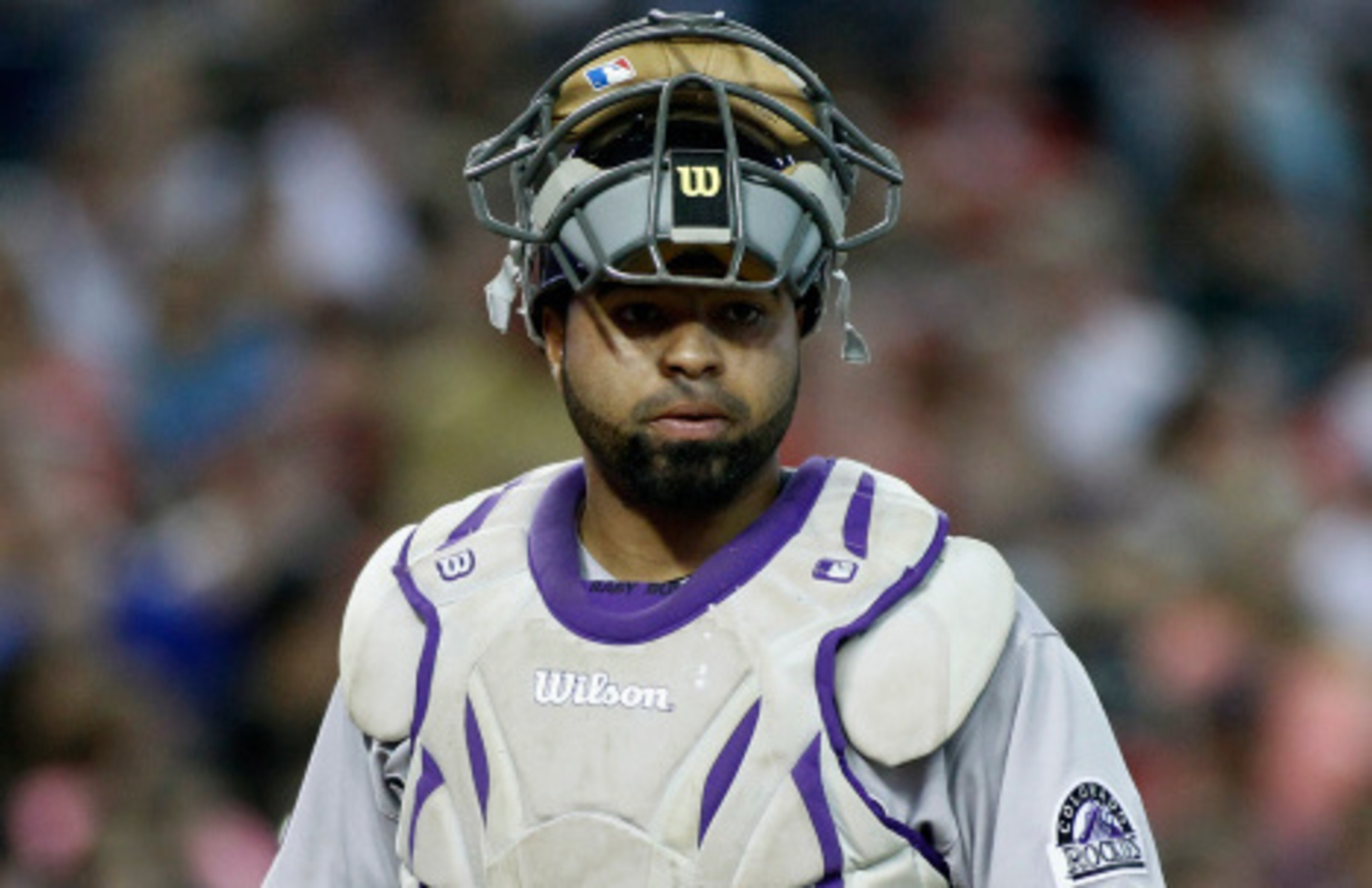 Colorado knows that Wilin Rosario is a problem behind the plate.