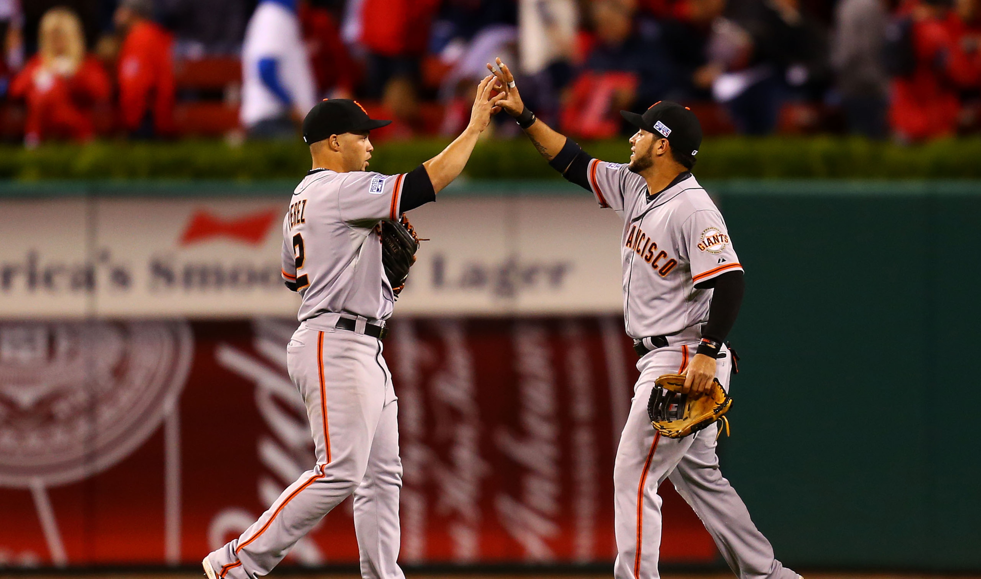 San Francisco seems content to roll with the Blanco/Perez platoon in left field once again.