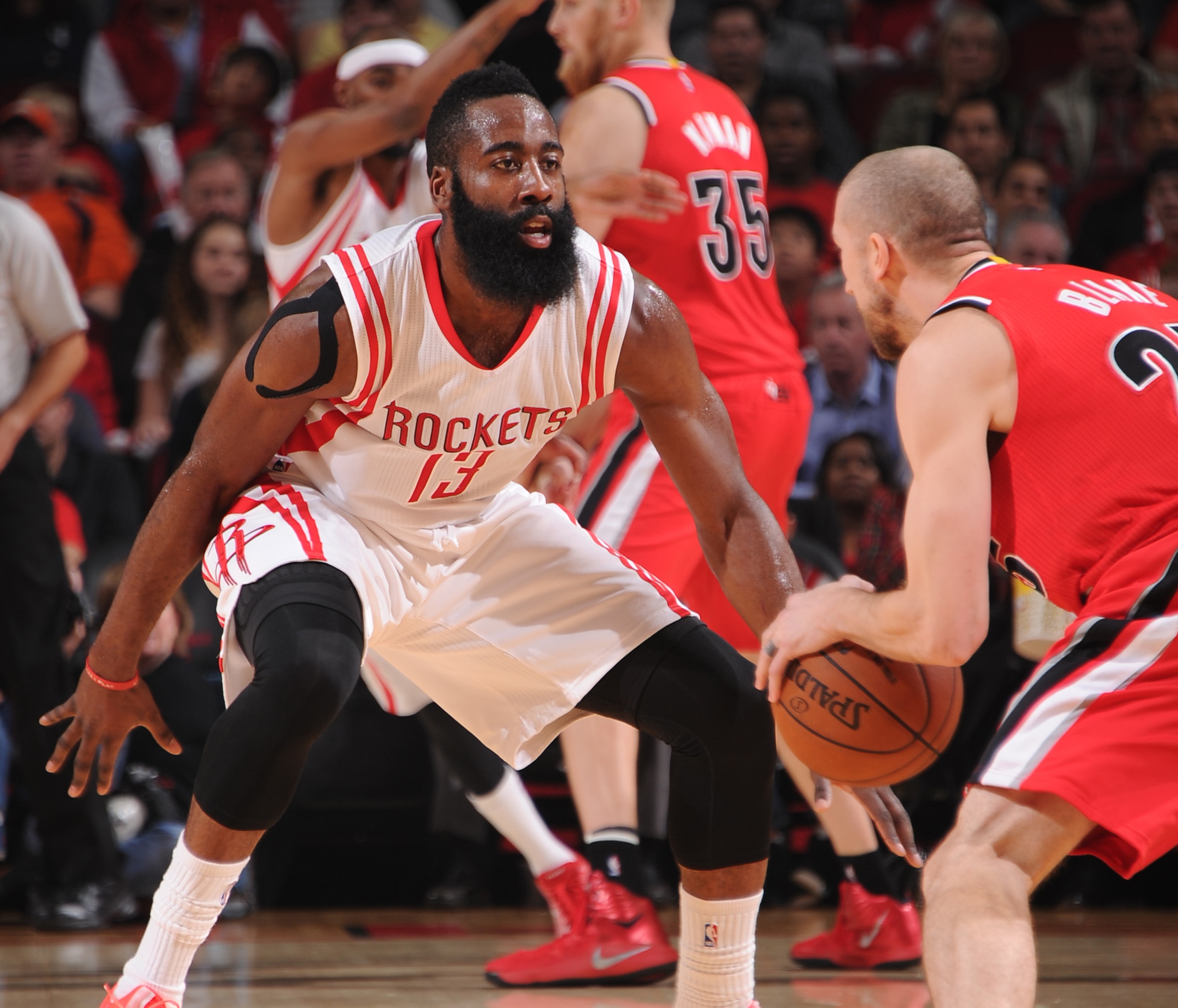 Harden's impressive defensive effort has lifted the Rockets into the top tier of the NBA.