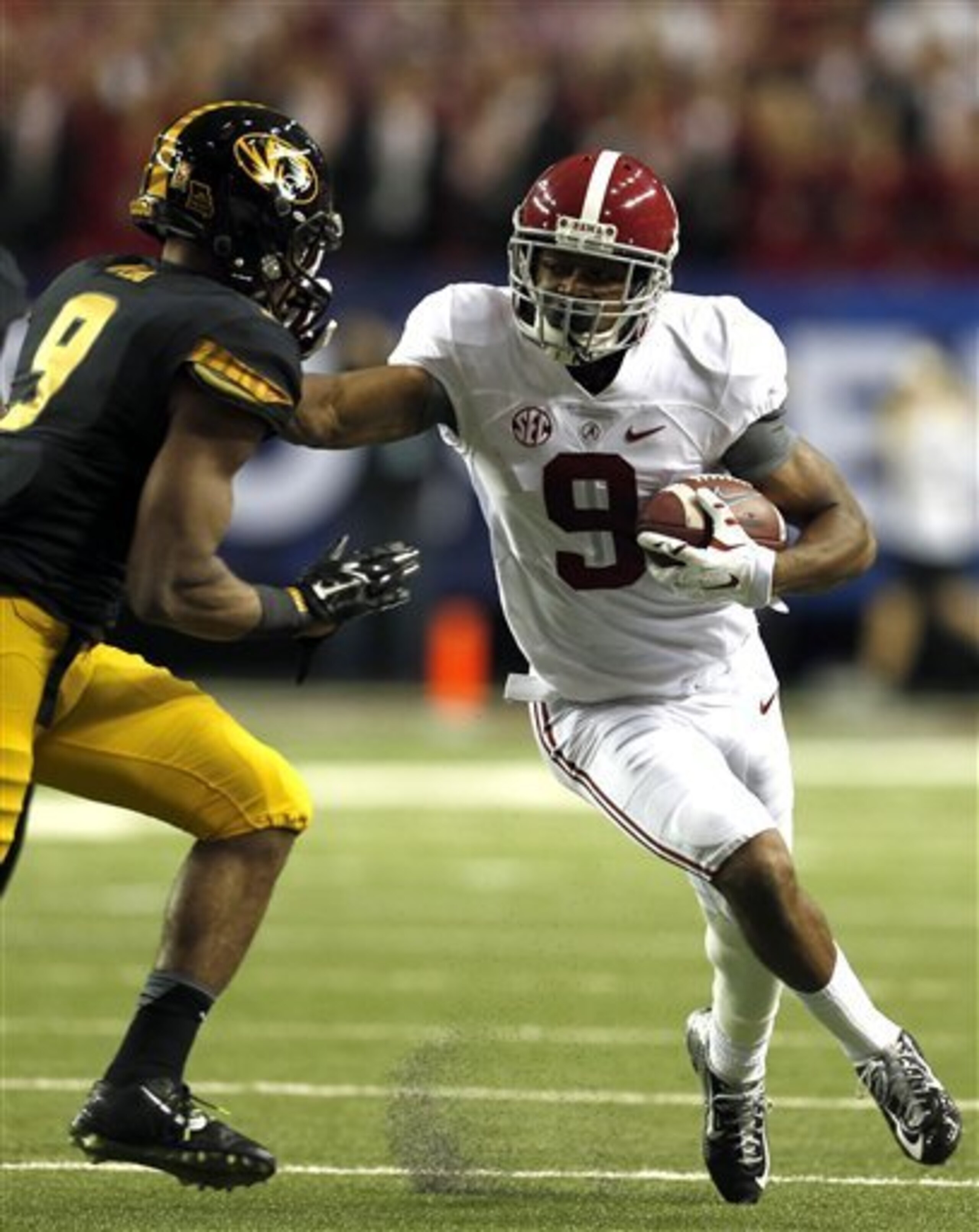 Alabama junior wide receiver Amari Cooper against Missouri on Dec. 6.