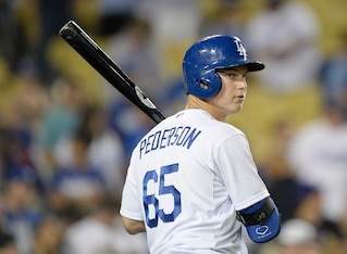 The Dodgers will assess top outfield prospect Joc Pederson in spring training to determine if he is ready to take over as the team's everyday center fielder.