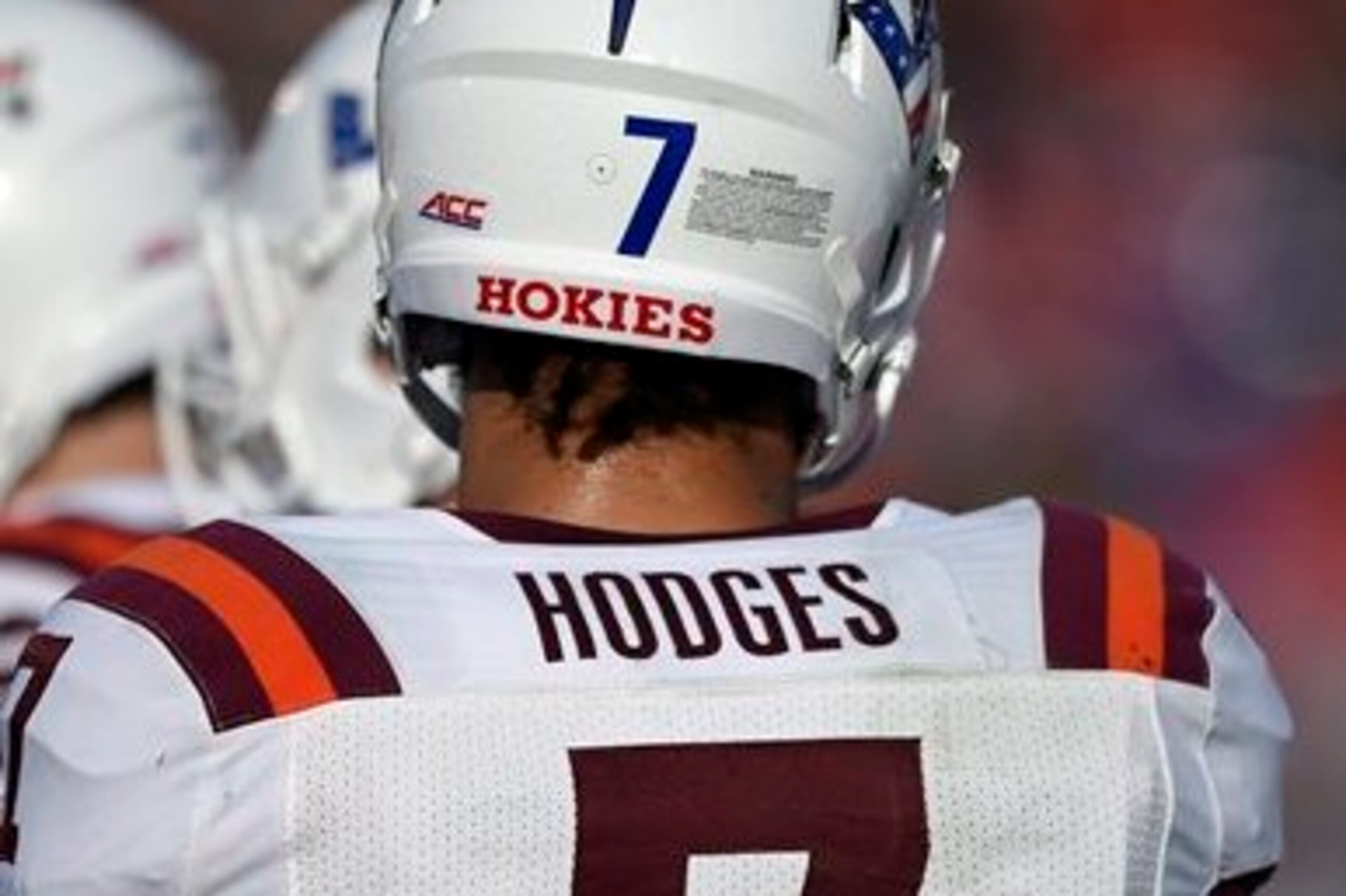 Virginia Tech tight end Bucky Hodges