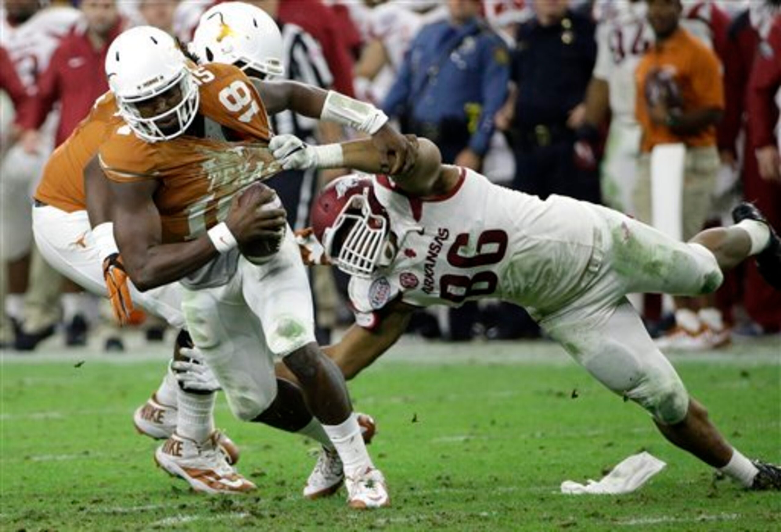 In all likelihood, the Tyrone Swoopes experiment came to a brutal end against the Hogs.