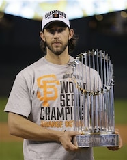 Madison Bumgarner was the World Series MVP. Madison Bumgarner was the World Series MVP.