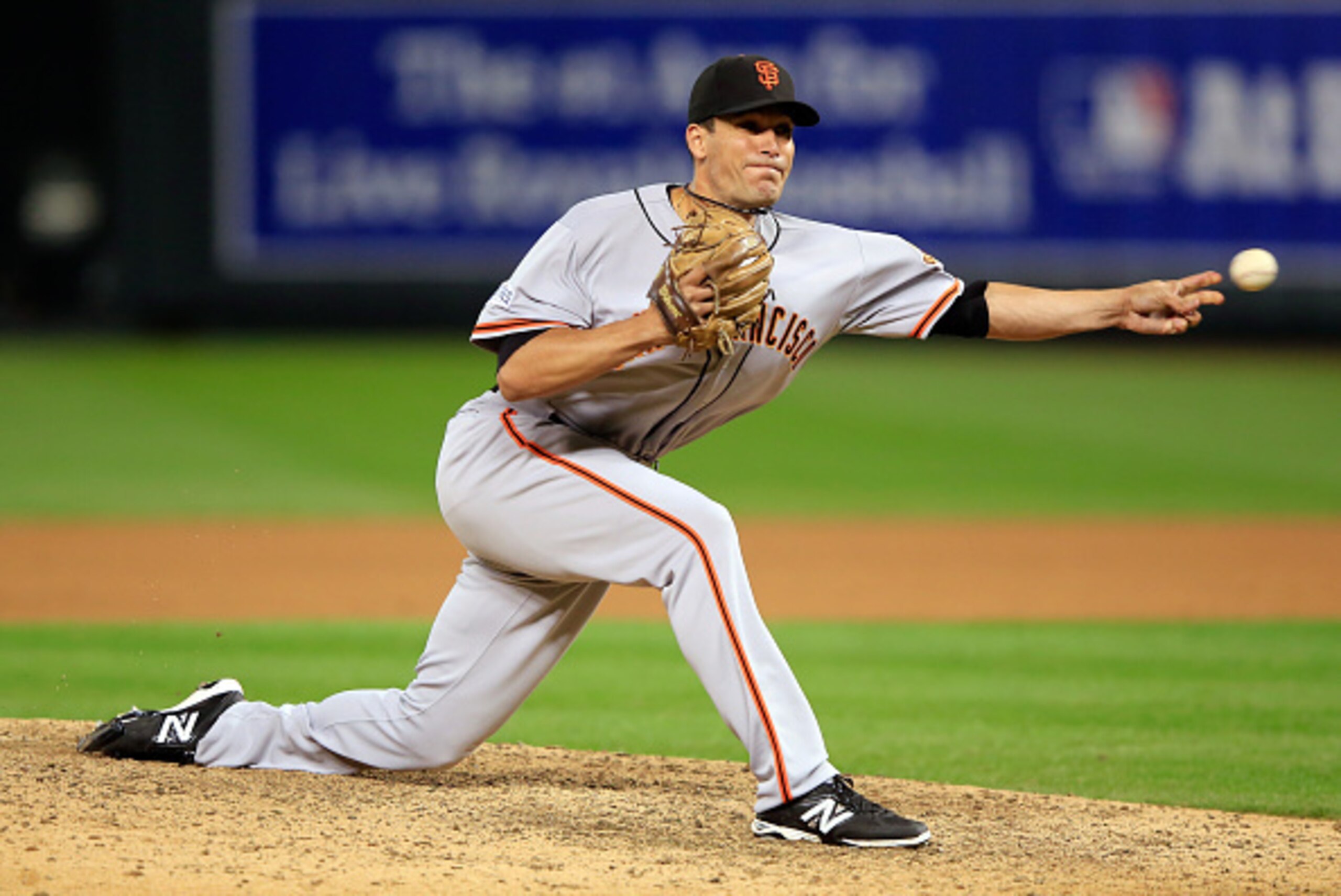 Javier Lopez is the Giants' lefty specialist out of the pen.