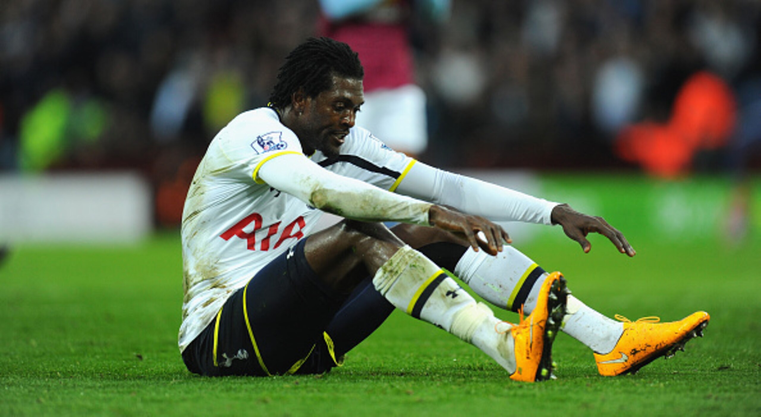 Emmanuel Adebayor has not featured for Spurs since early November