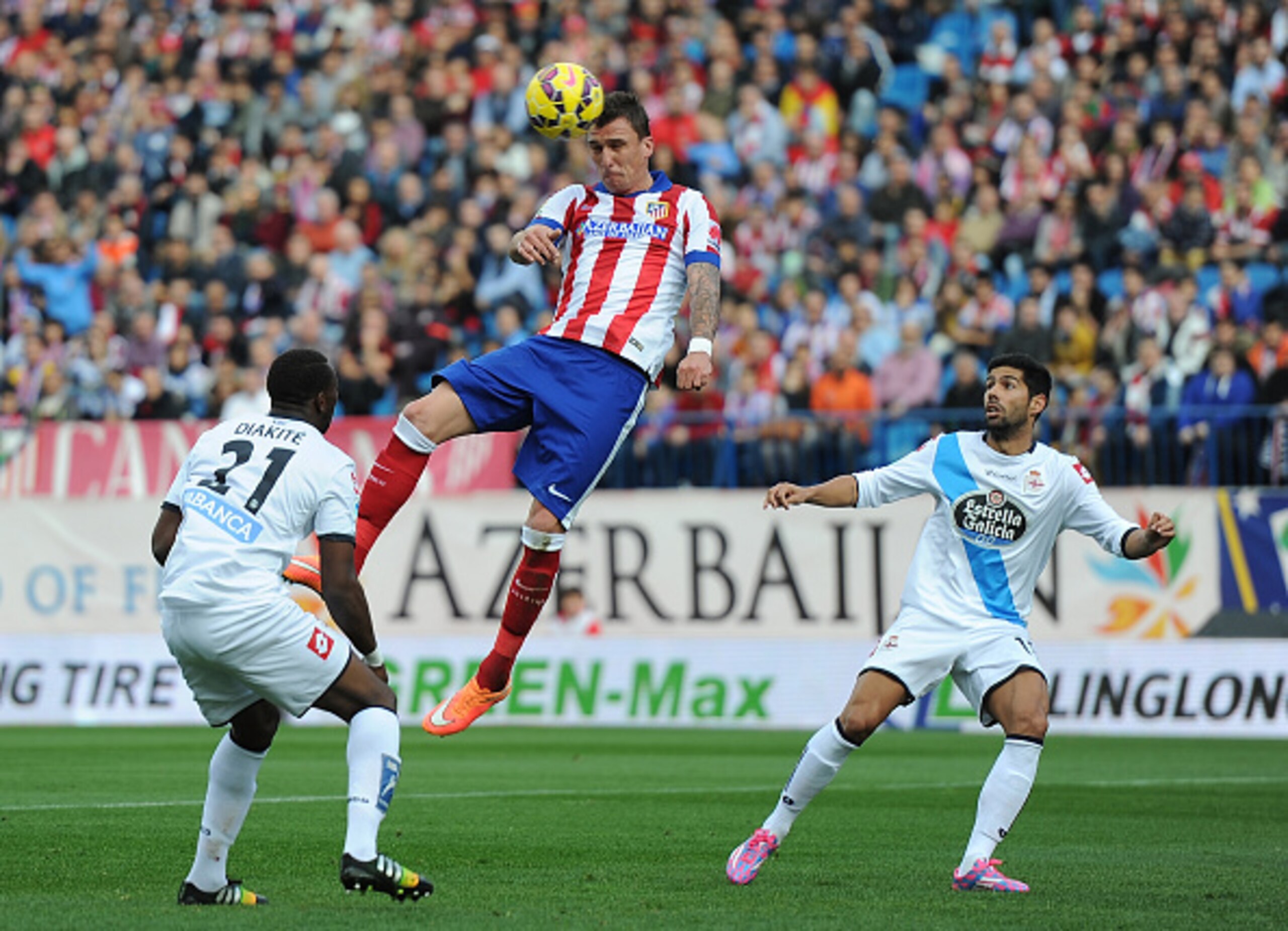 Mario Mandzukic has proved himself a worthy target man.