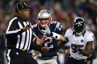 It's official. The Patriots and Ravens renew acquaintances in the playoffs for the third time in four years.