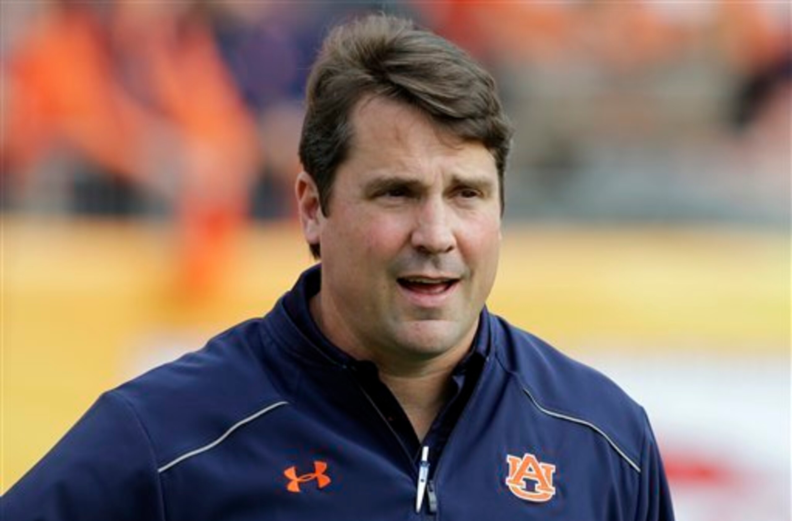 Auburn defensive coordinator Will Muschamp