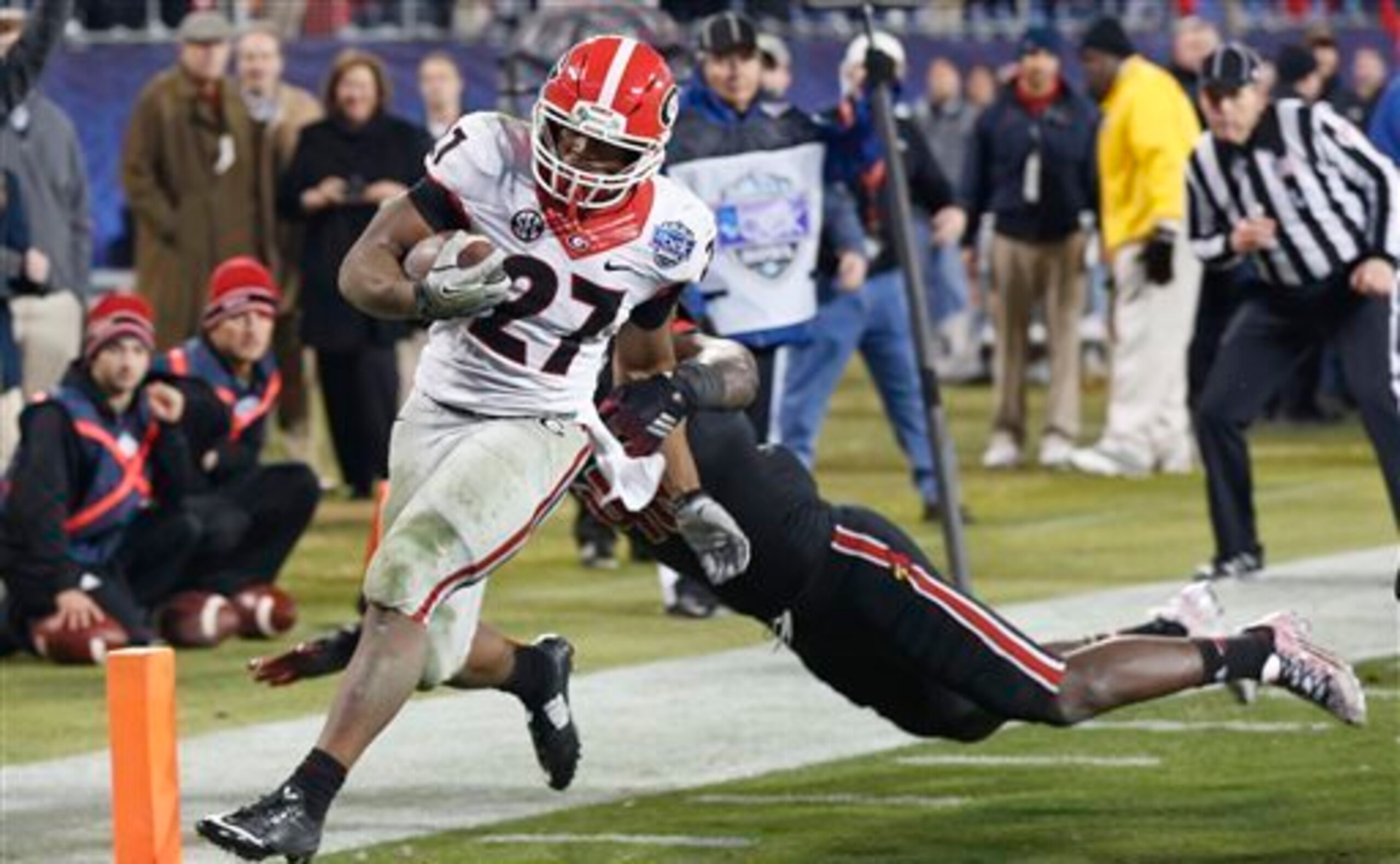 Nick Chubb was one of the nation's top overall tailbacks this season.