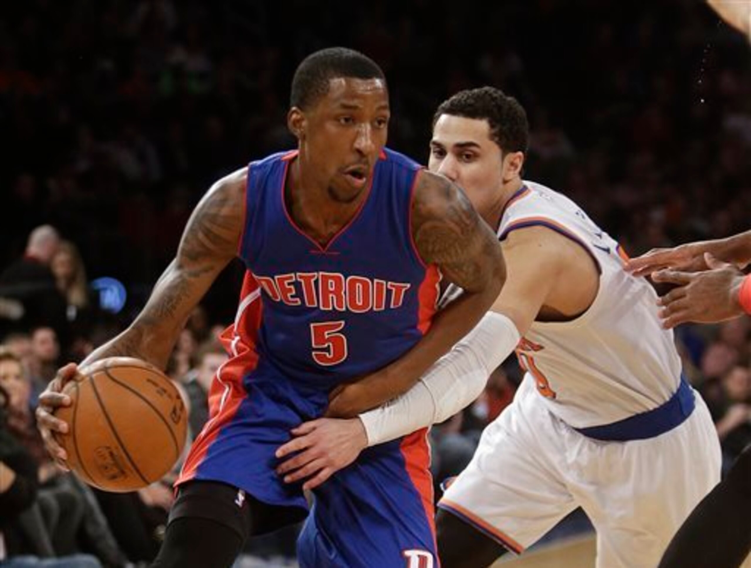 Kentavious Caldwell-Pope has shown glimpses of the kind of player he may eventually become.