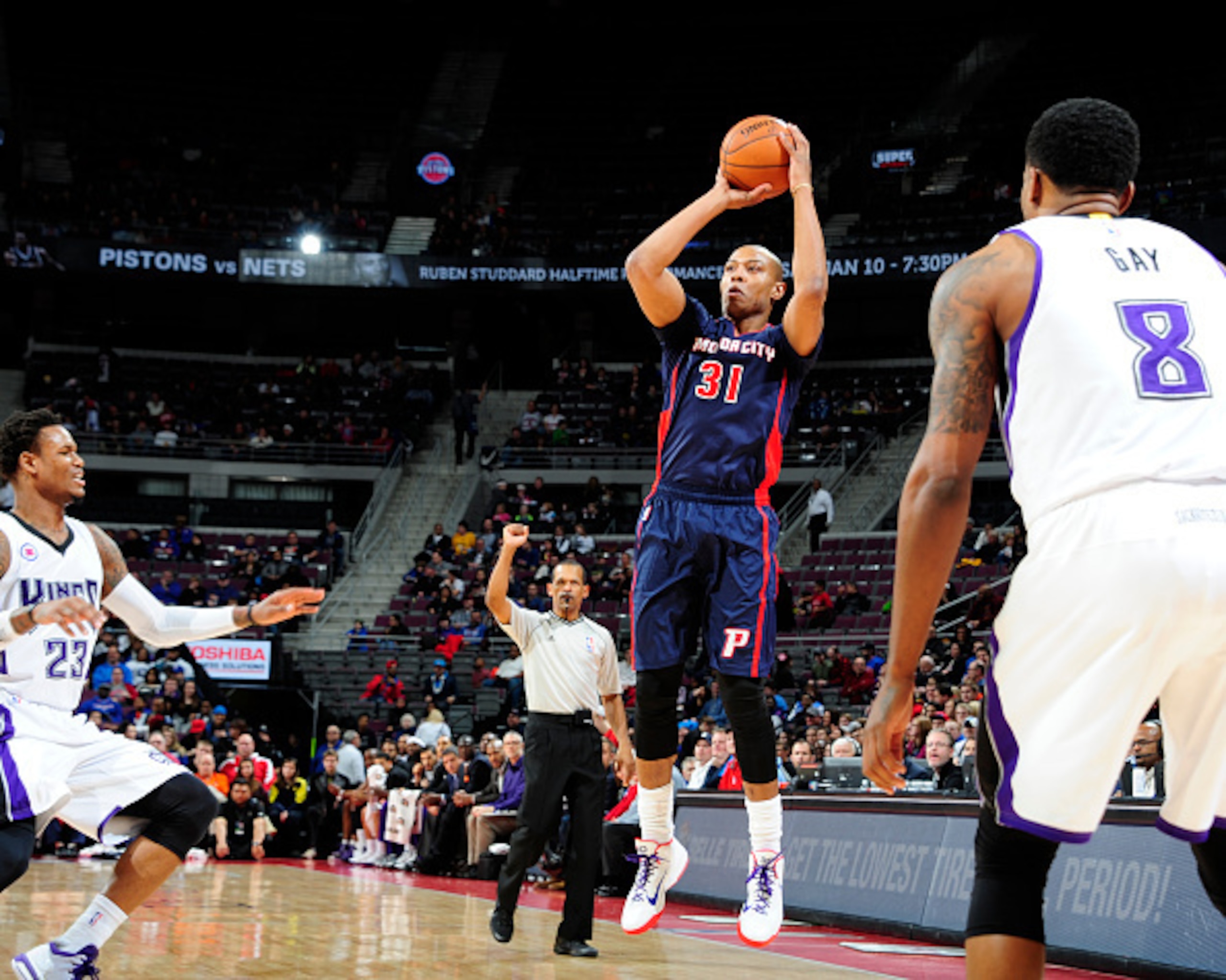The Pistons could use a bit more outside shooting from Caron Butler.