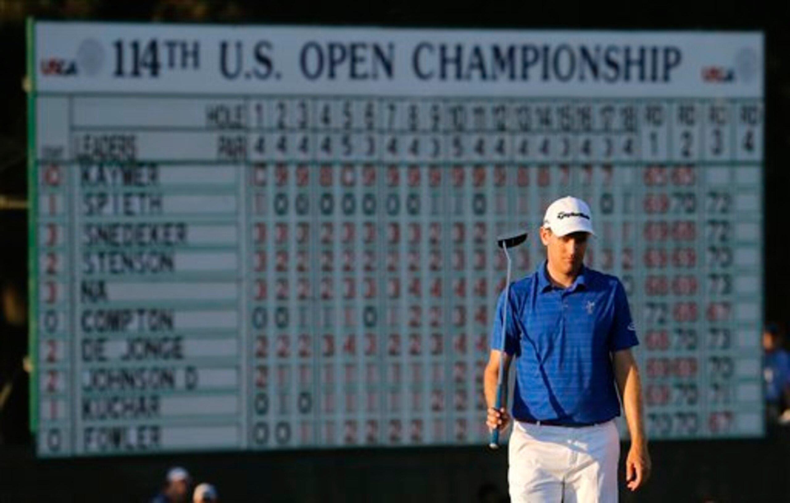Brendon Todd contended briefly in the U.S. Open at Pinehurst No. 2.
