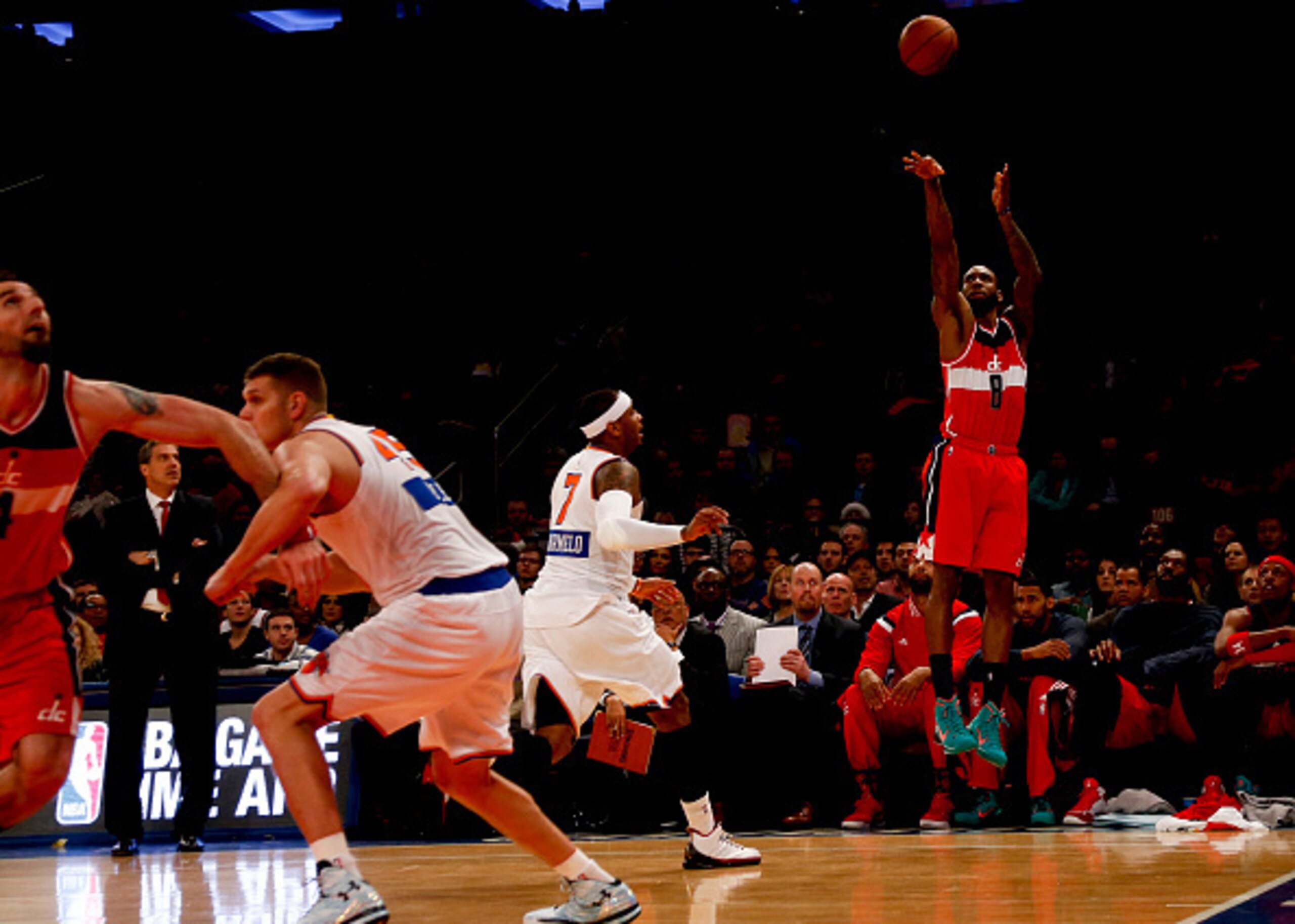 Washington has been lights-out from three-point range.