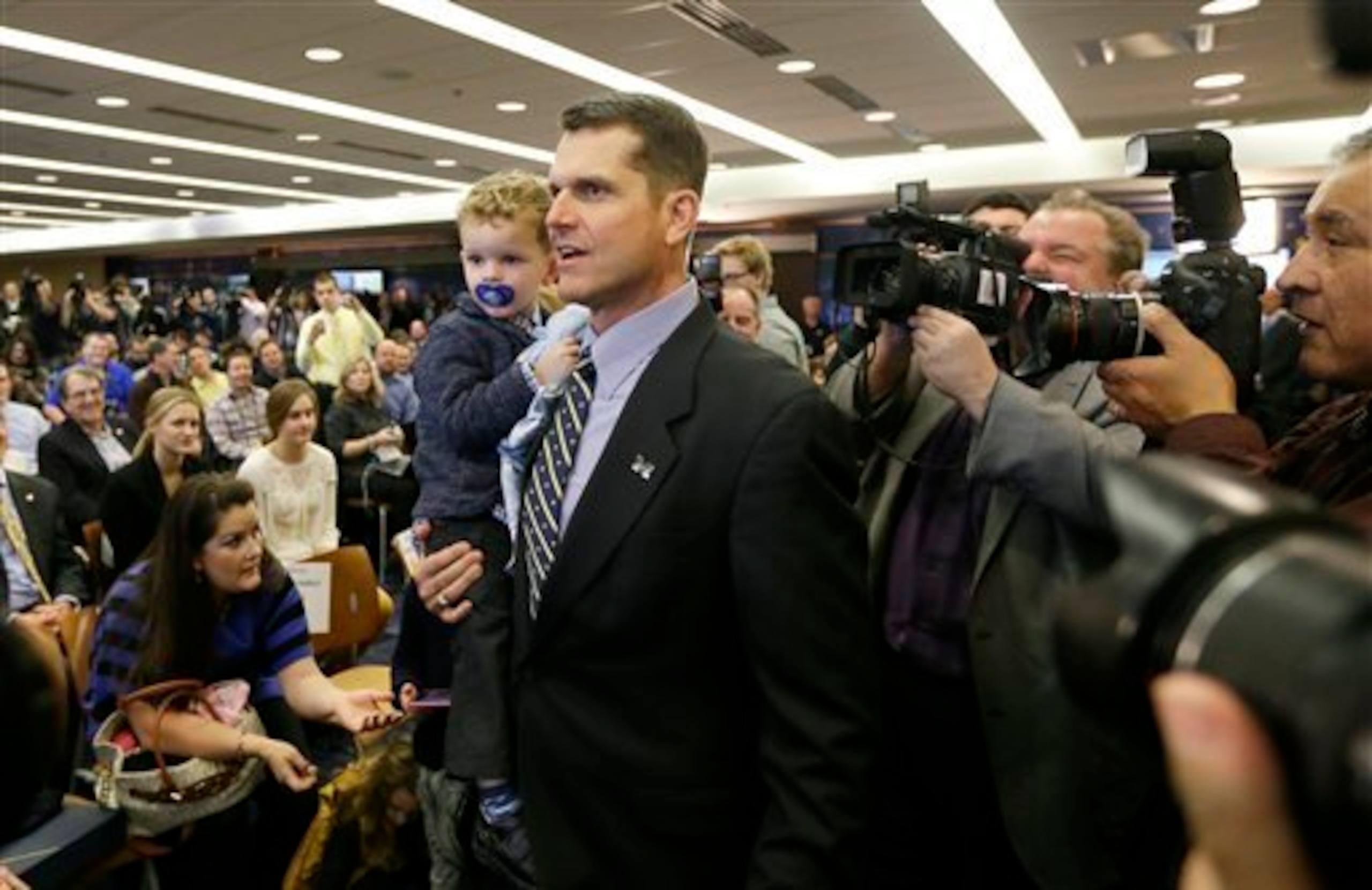 Jim Harbaugh looks like the savior Michigan's program needs.