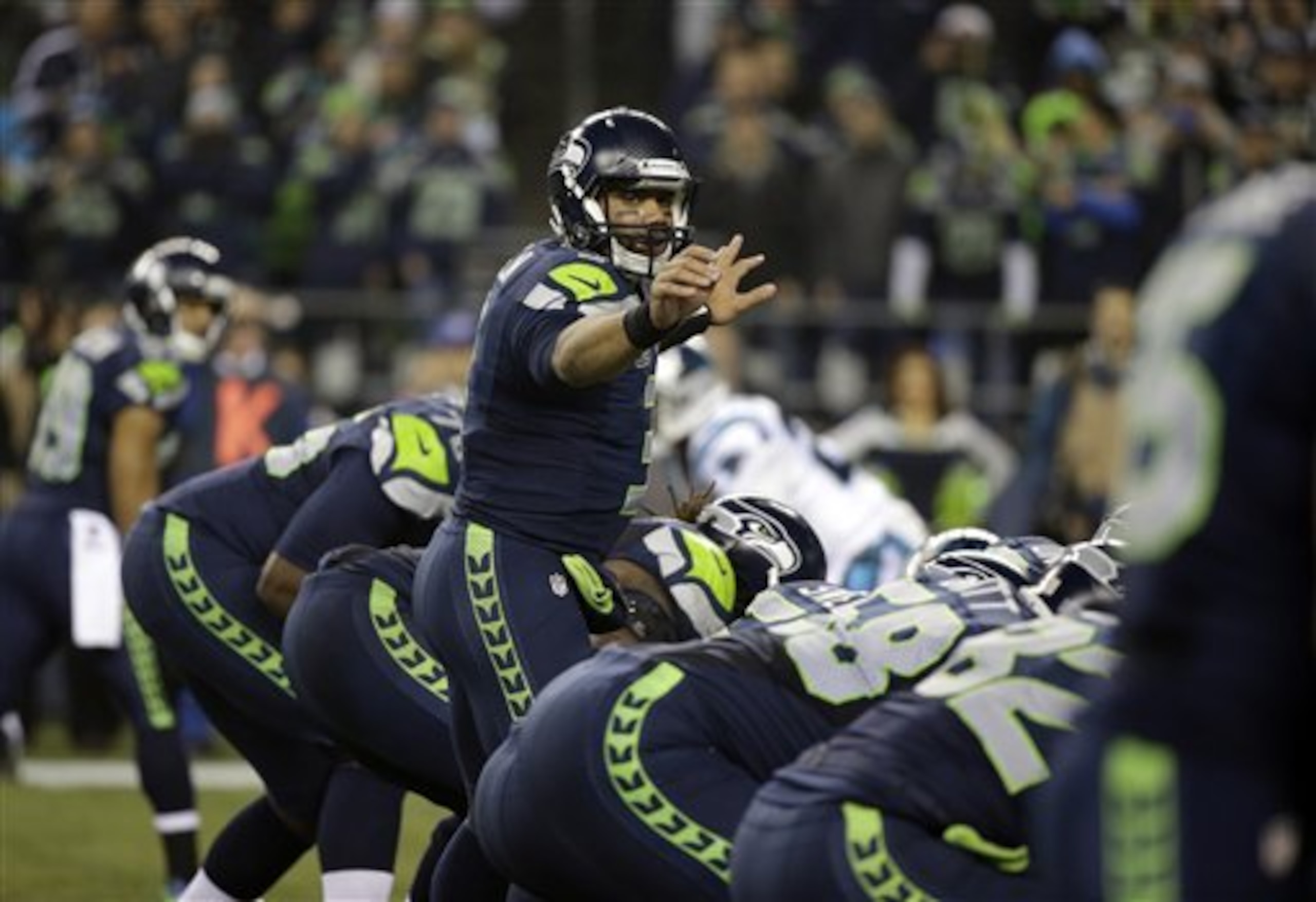 Russell Wilson and the Seahawks are playing at the same level they were last postseason.