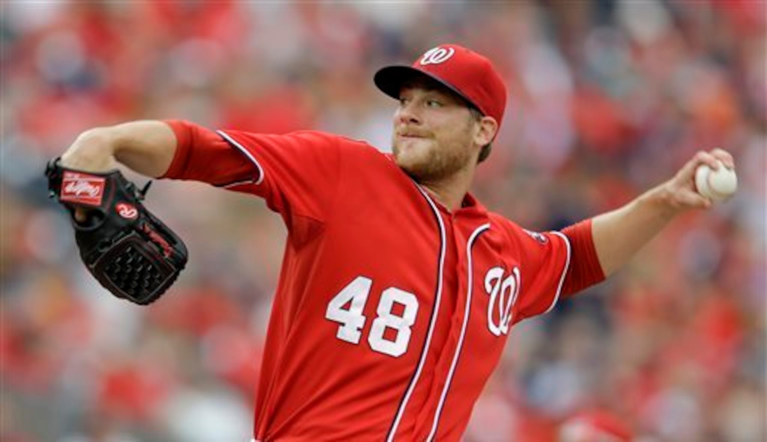 Ross Detwiler will contend for a spot in the Texas Rangers' starting rotation after the Nationals traded him in December.