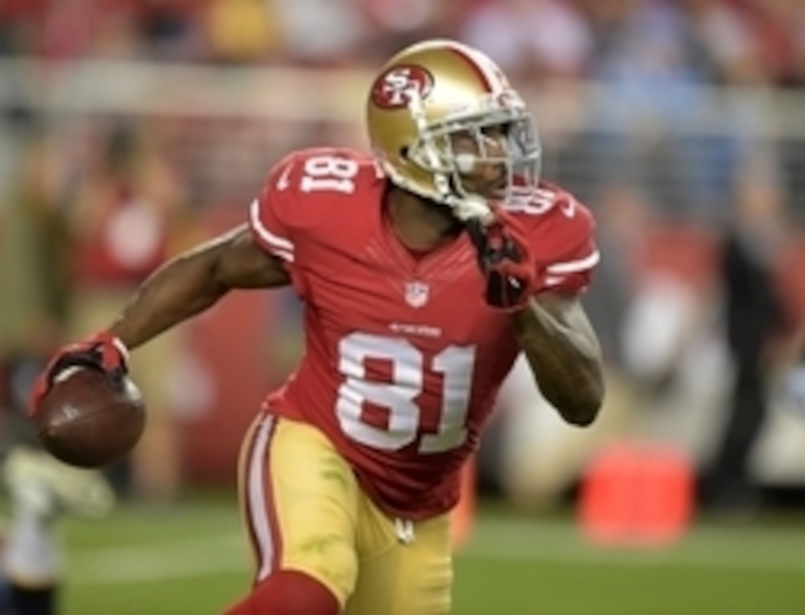 Veteran wideout Anquan Boldin could still be the No. 1 receiving threat for San Francisco in 2015.