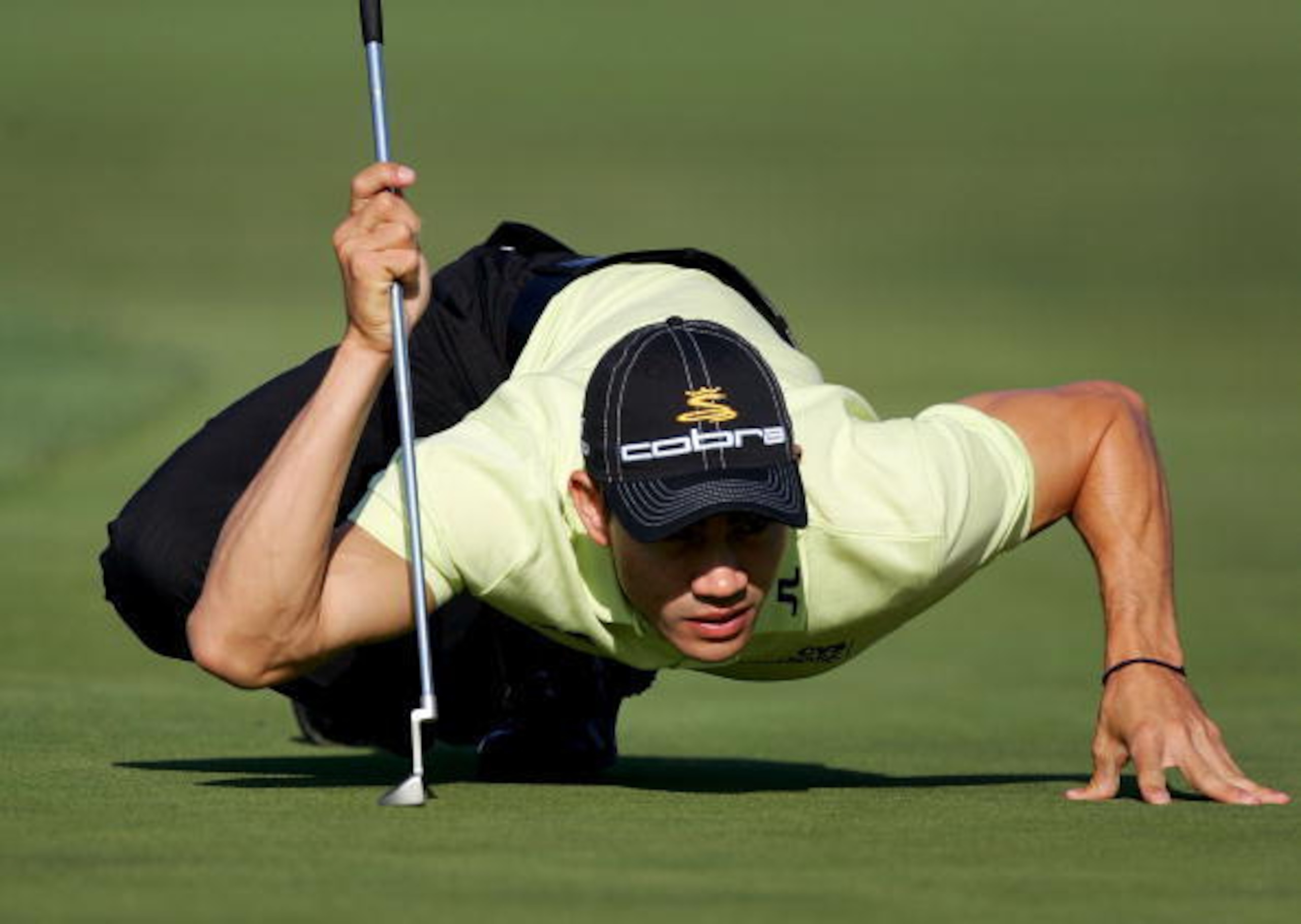 There aren't too many golfers gifted enough to do this. Camilio Villegas is.