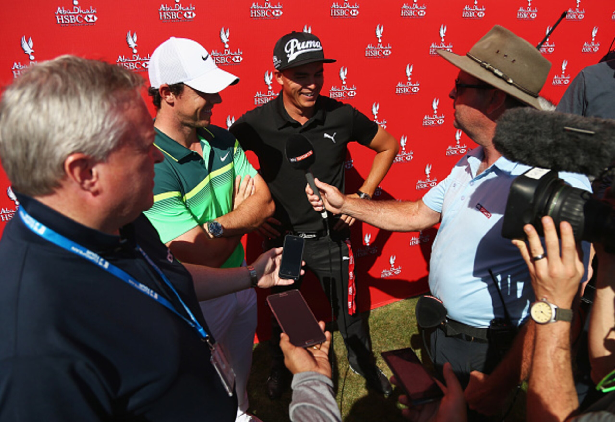 Golf's new power duo, Rory McIlroy and Rickie Fowler.