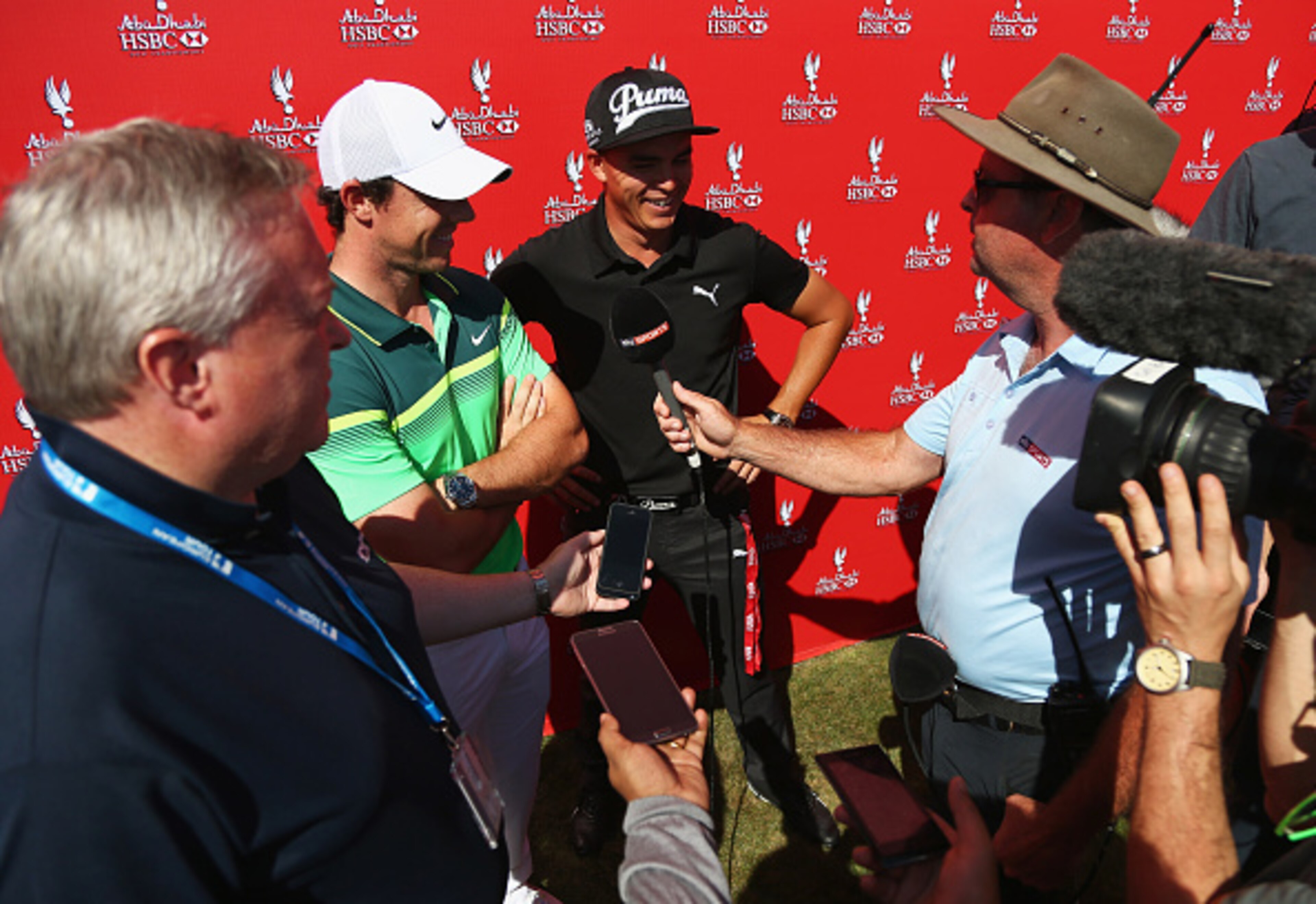 Golf's new power duo, Rory McIlroy and Rickie Fowler.