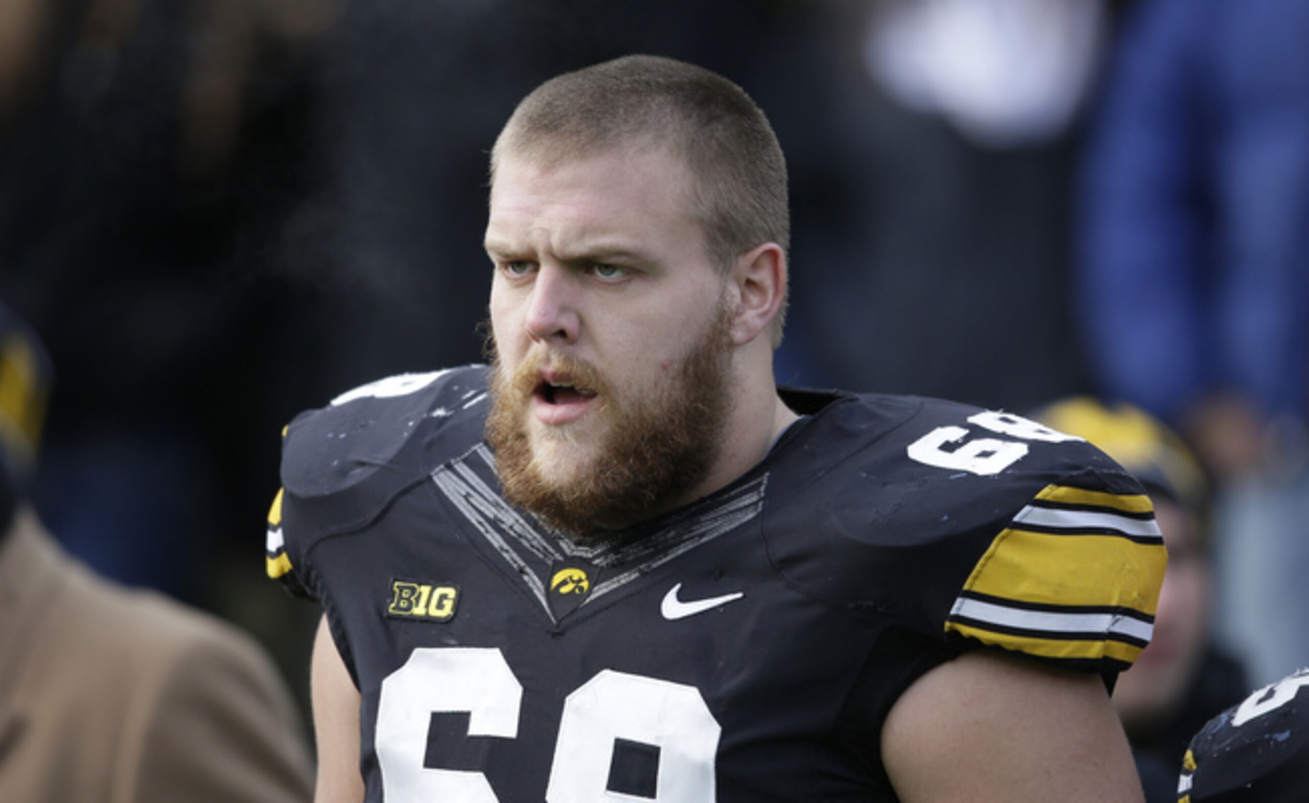 Iowa's Brandon Scherff Iowa's Brandon Scherff