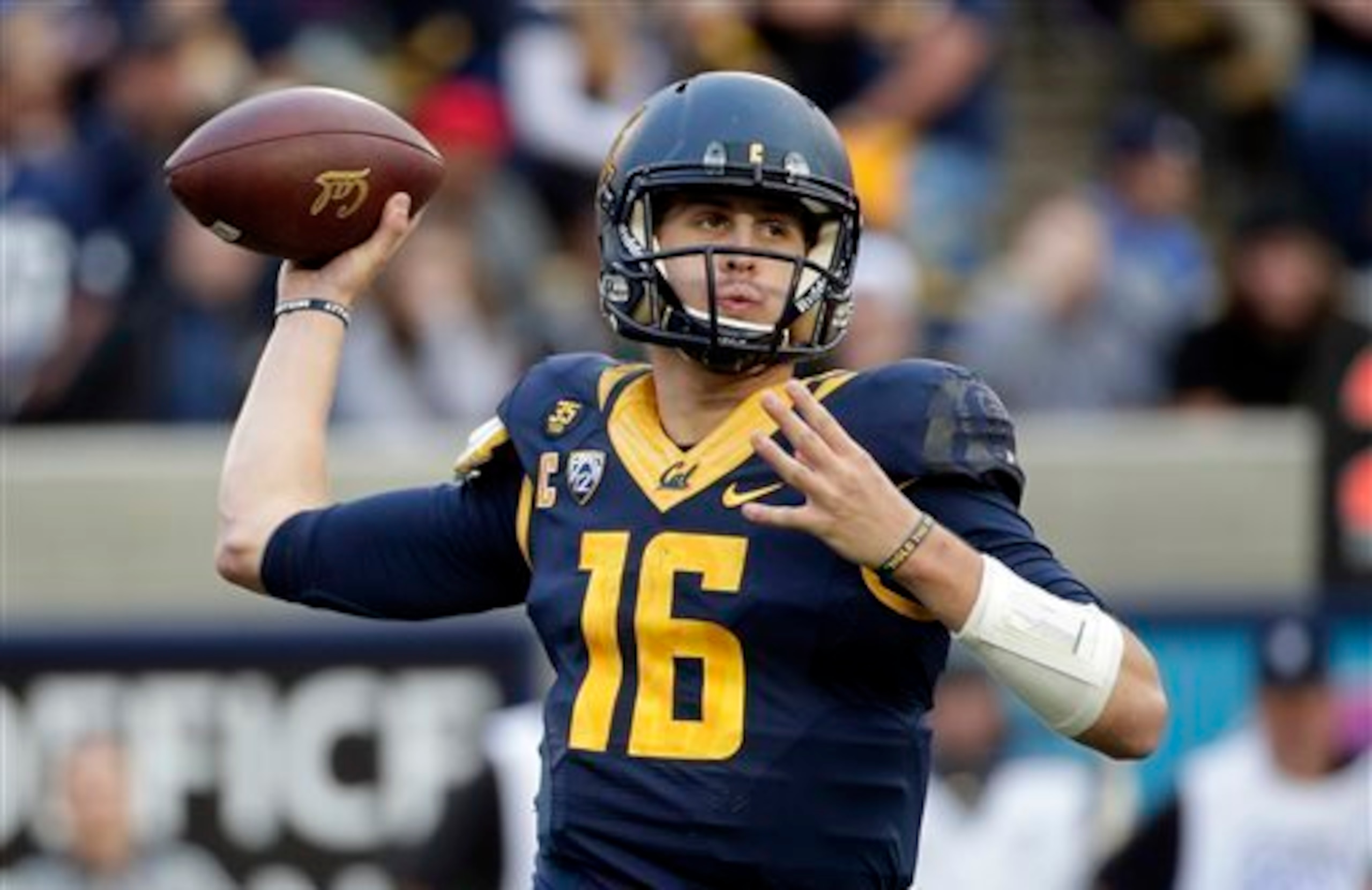 Jared Goff led Cal's significantly improved offense this fall.