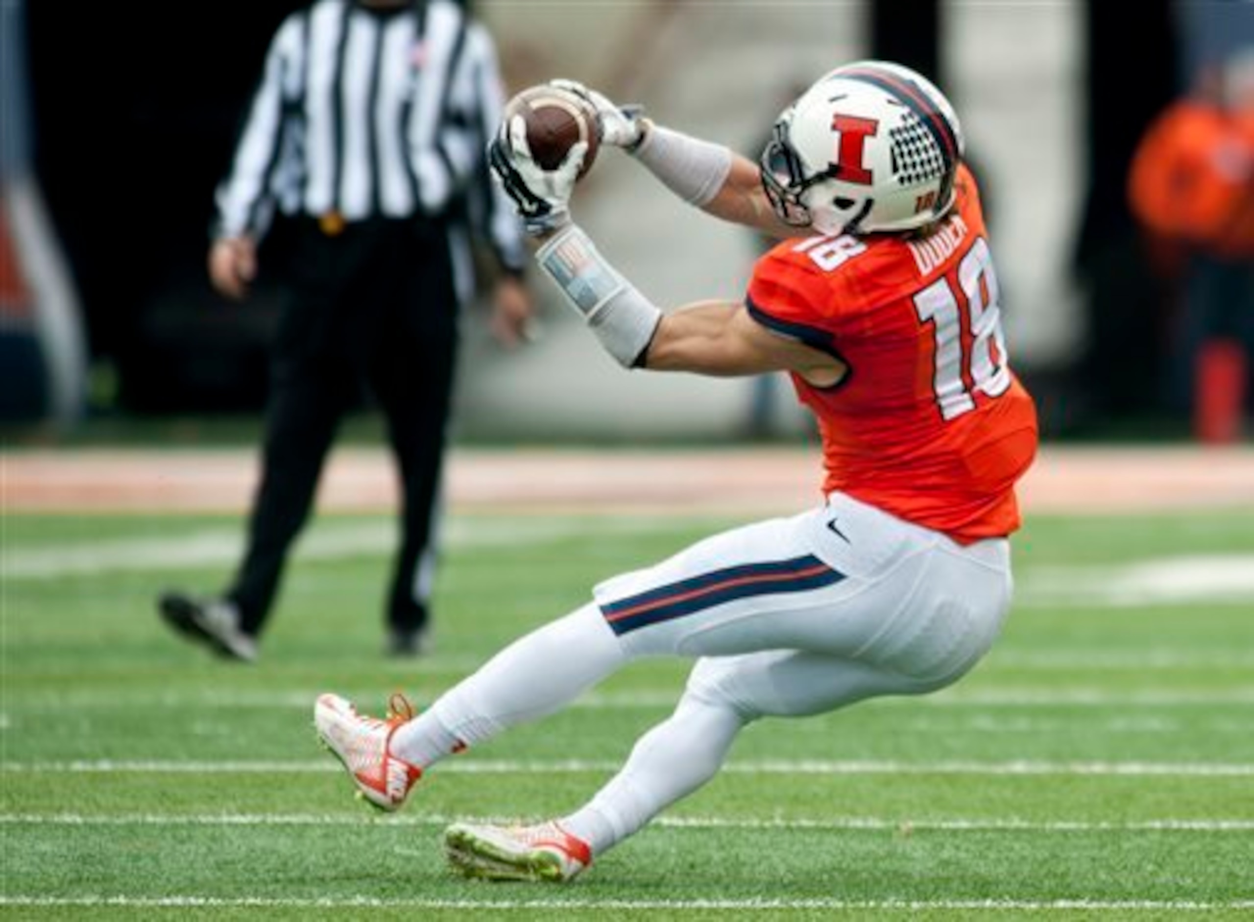 Mike Dudek was one of the nation's top freshman receivers this fall.