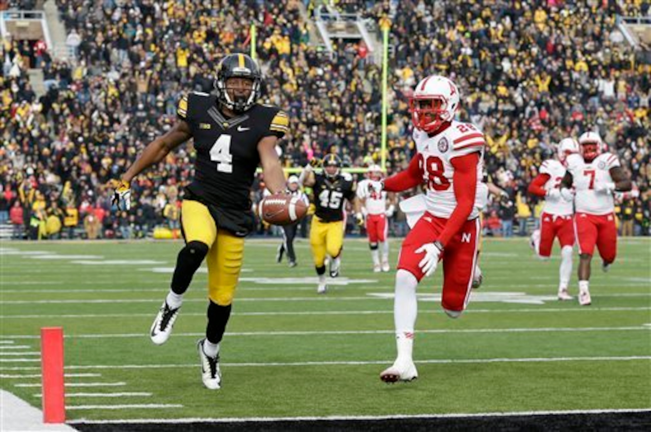 Tevaun Smith was one of the few bright spots for Iowa's offense this fall.