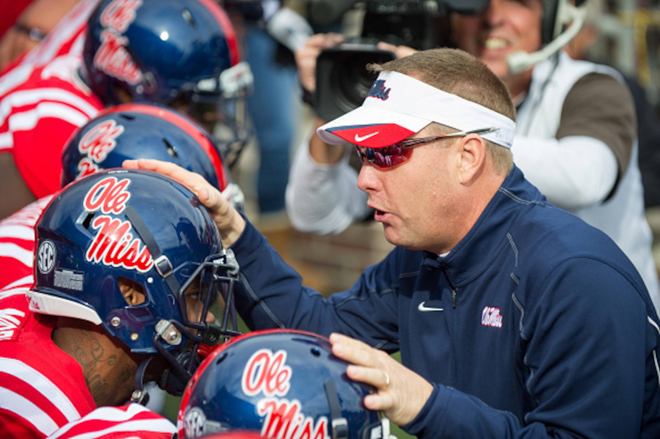 Ole Miss head coach Hugh Freeze