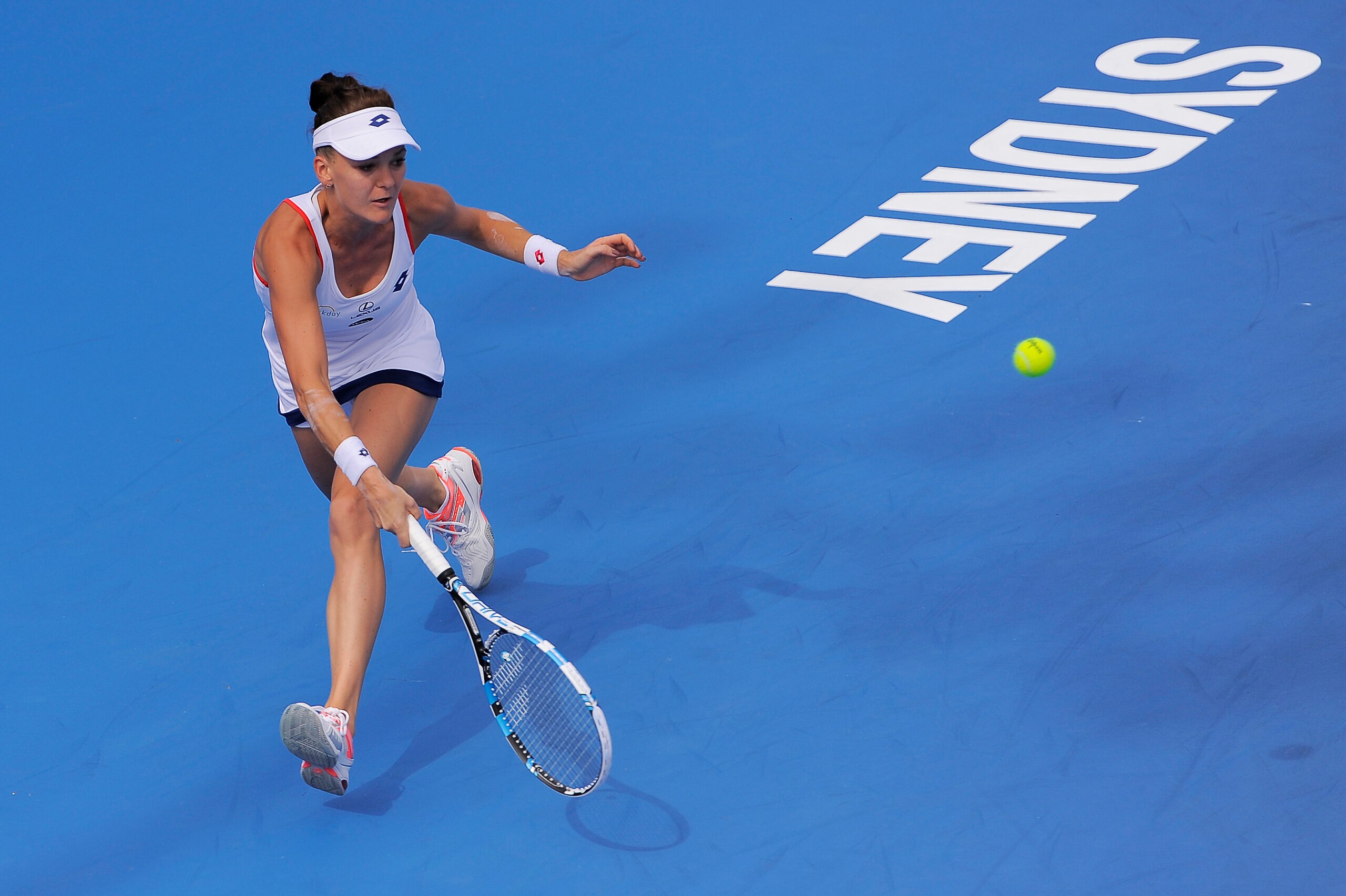 Agnieszka Radwanska during the tournament in Sydney.