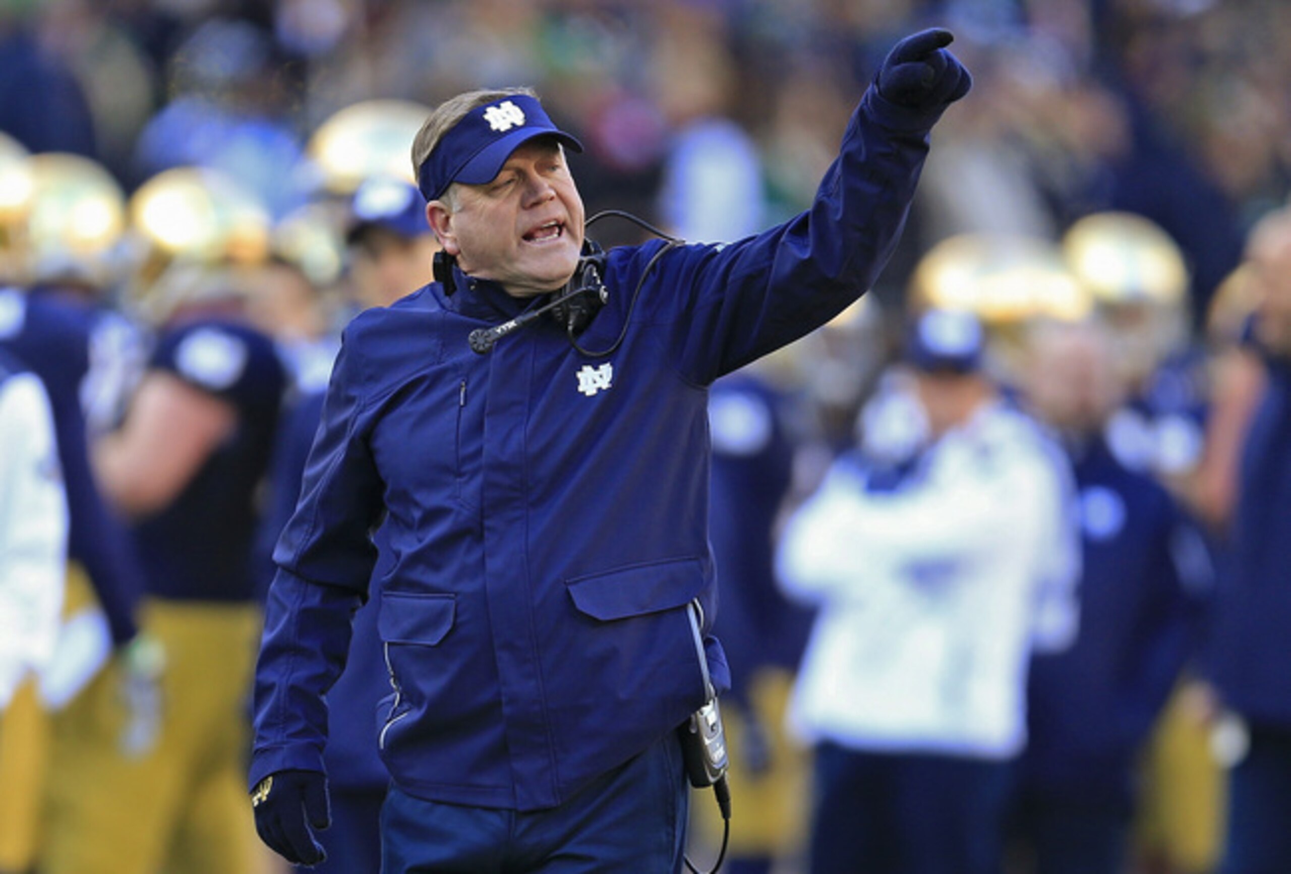 Brian Kelly and Notre Dame should be much improved this fall. Brian Kelly and Notre Dame should be much improved this fall.