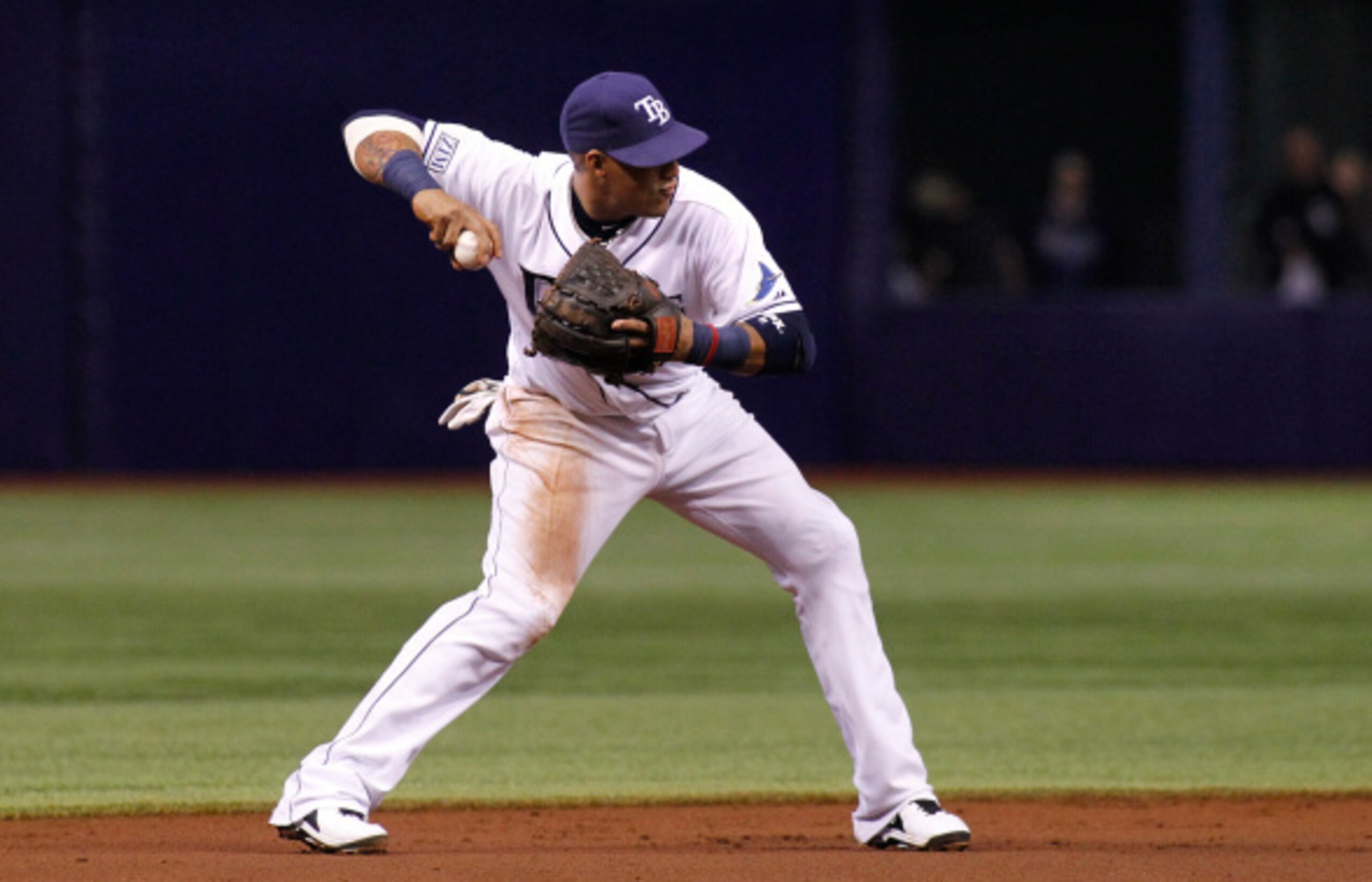 Yunel Escobar, traded to the A's, was sent to the Nationals four days later.