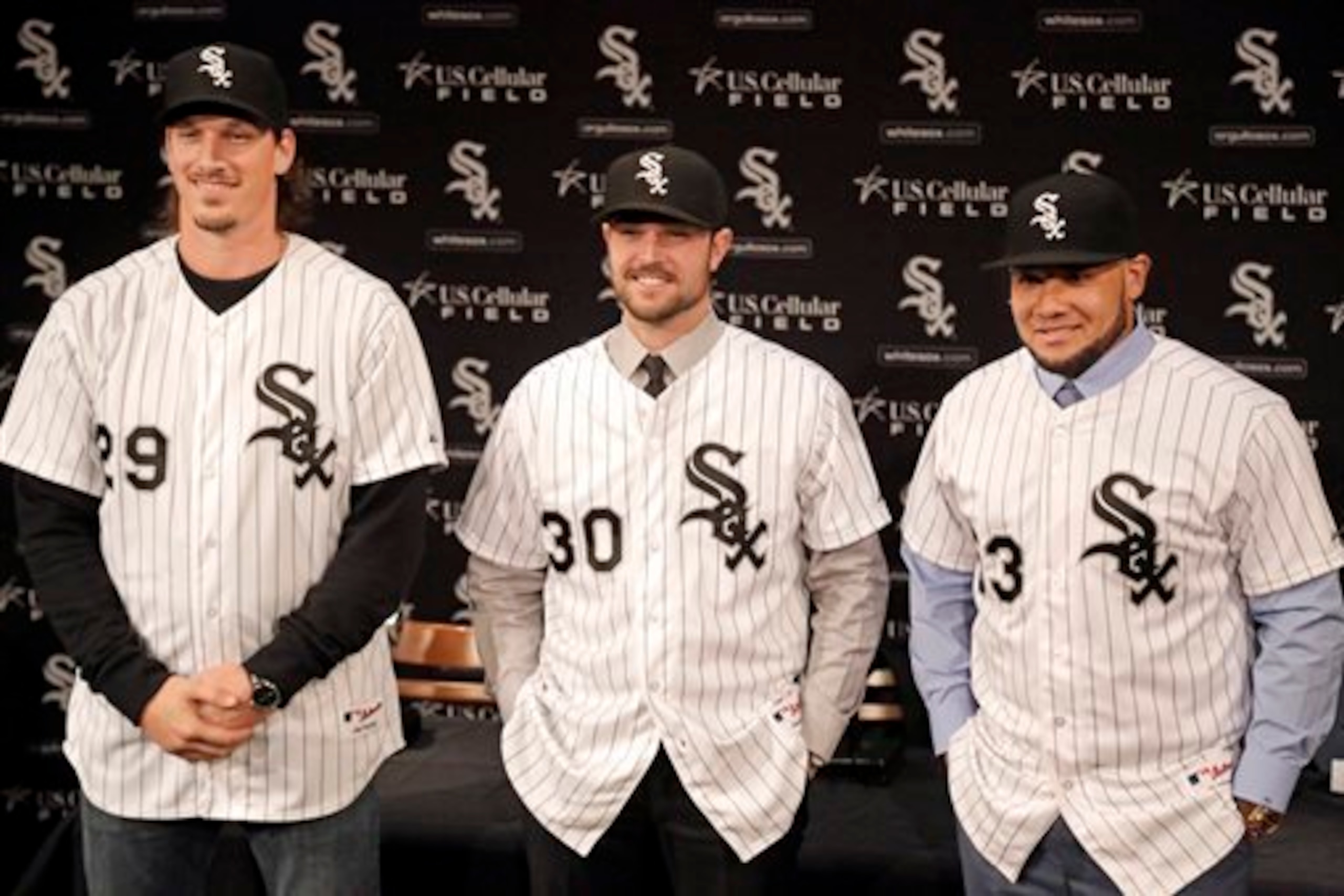 This trio represents three of the big-name acquisitions this offseason for the Chicago White Sox.