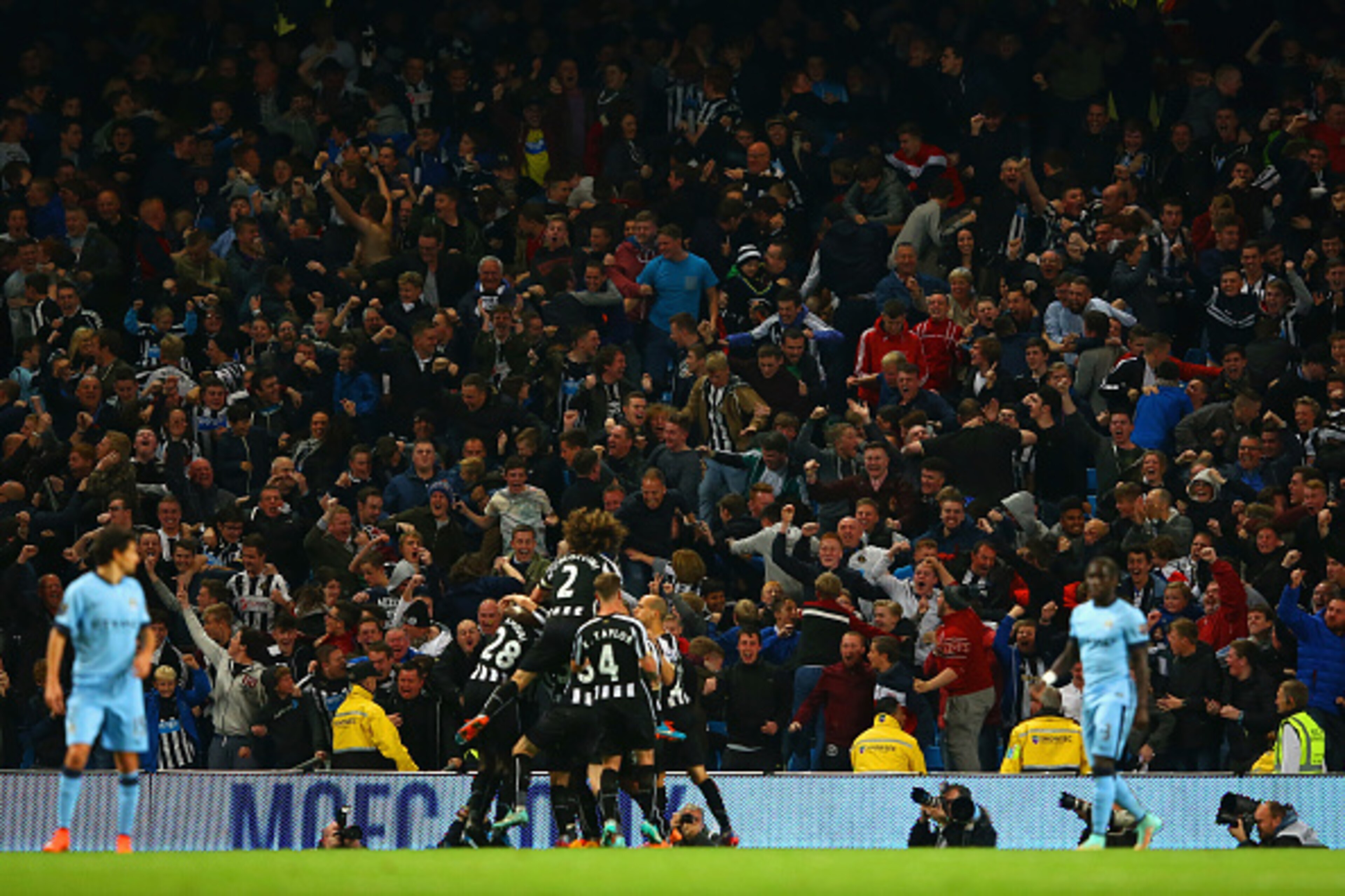 Newcastle blew City right out of the Capital One Cup at the Etihad earlier this season.