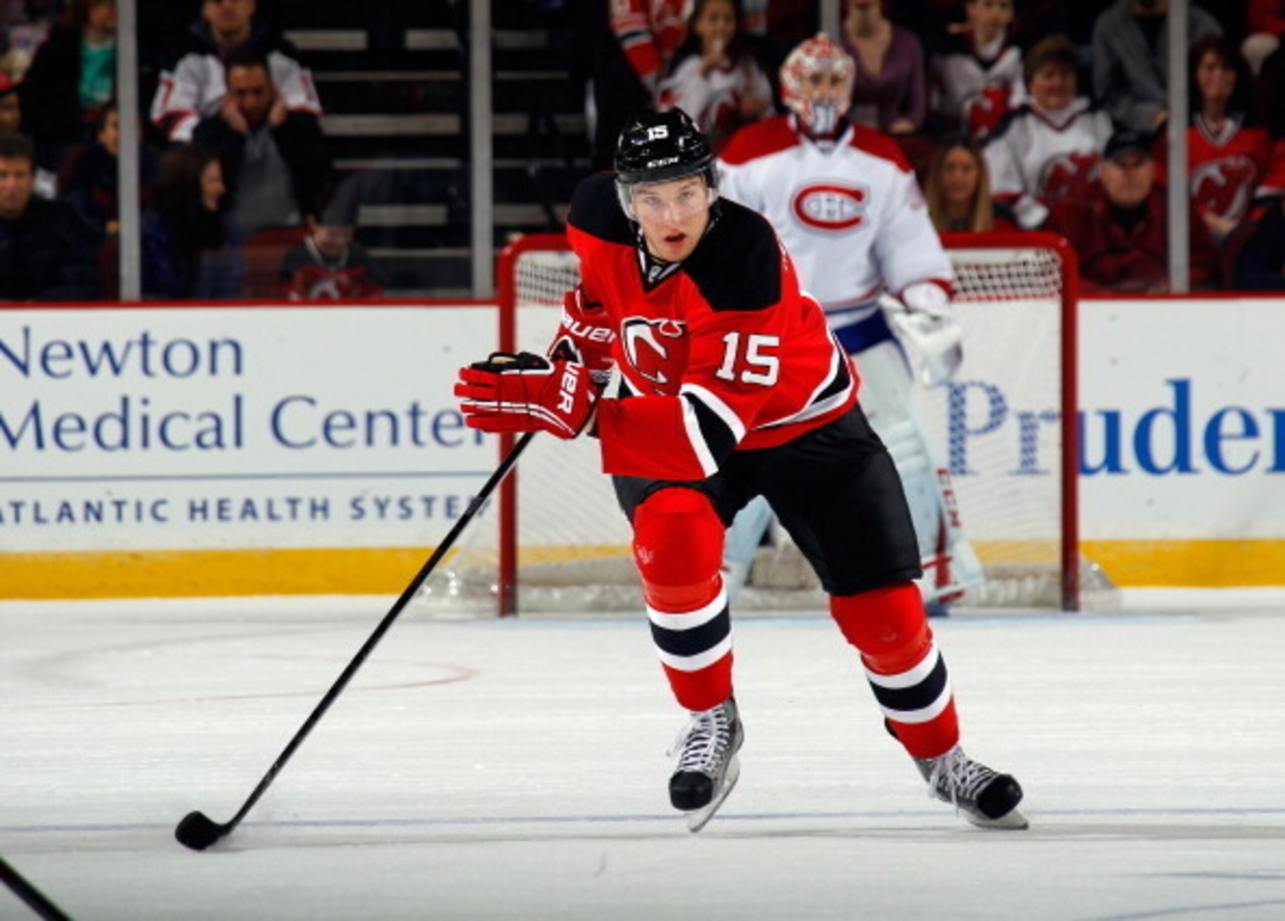 Stefan Matteau during his 2012-13 stint in the NHL. Stefan Matteau during his 2012-13 stint in the NHL.