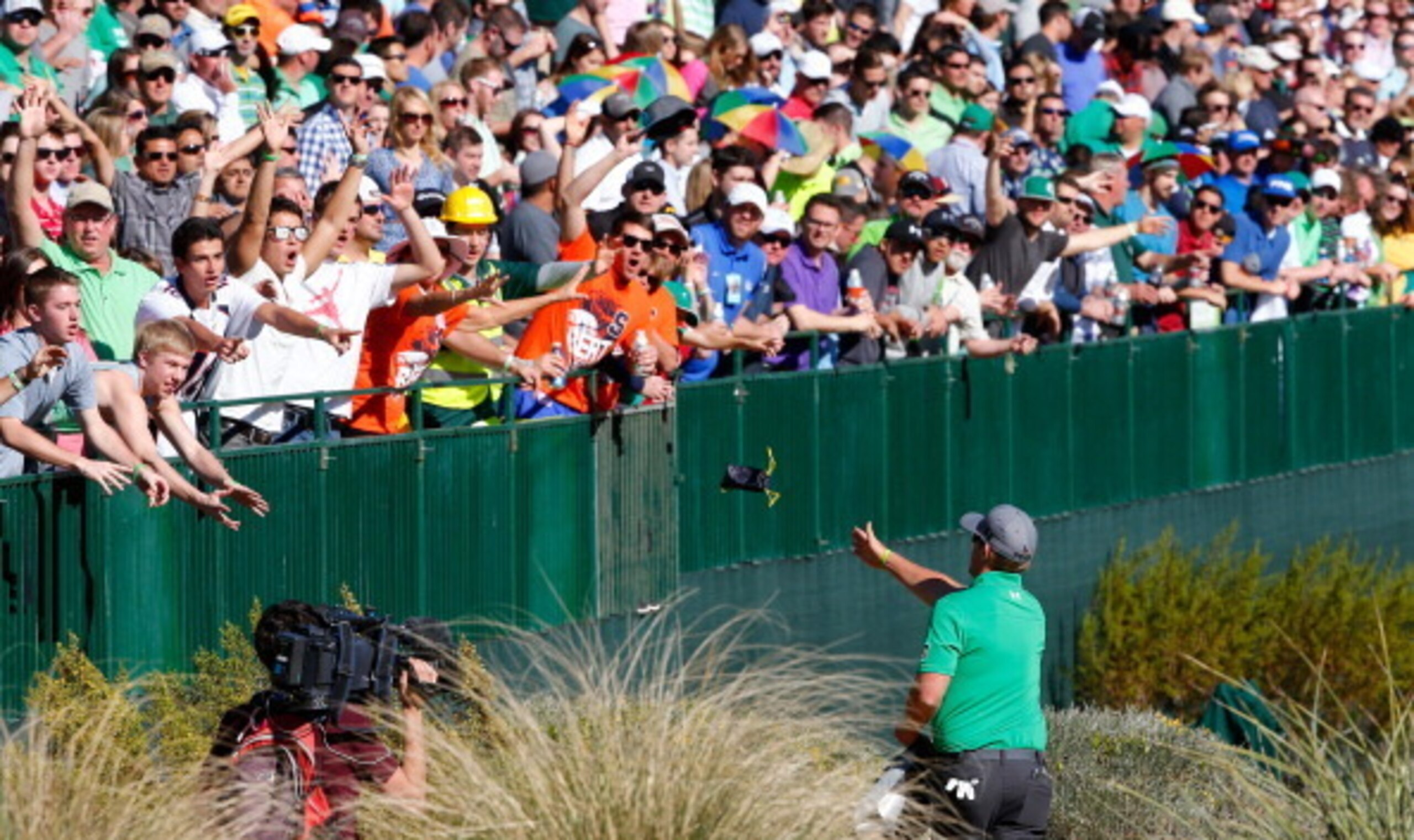 Does no more throwing stuff into the stands mean no more fun at the Waste Management Open?