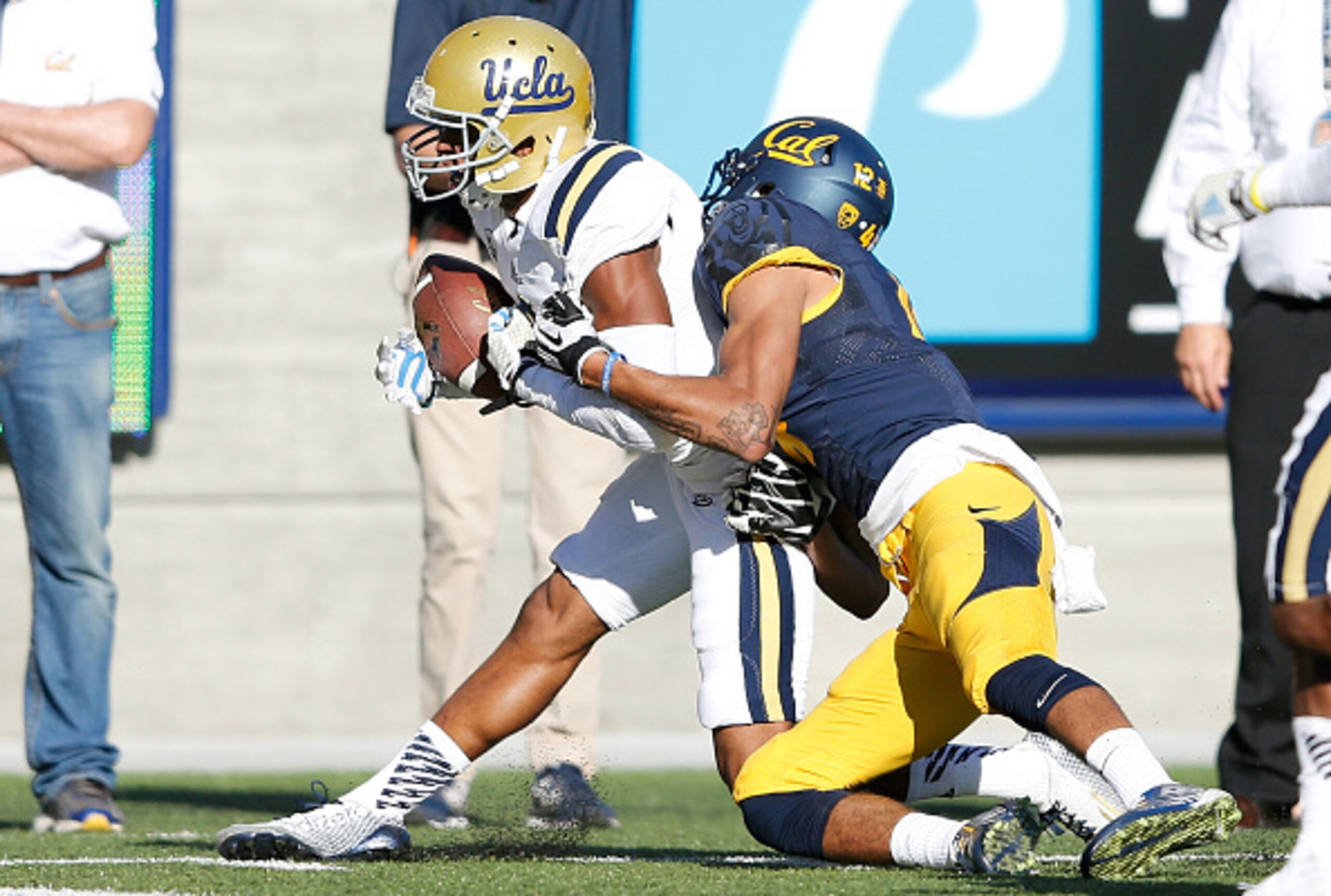 Marcus Rios icing the game away for the Bruins versus Cal.