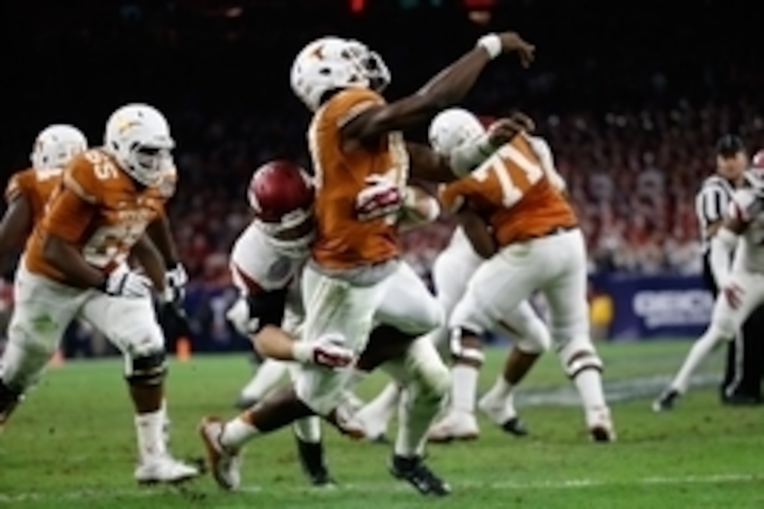 Texas' quarterback situation is only one the issues that must be addressed before it can improve in 2015.