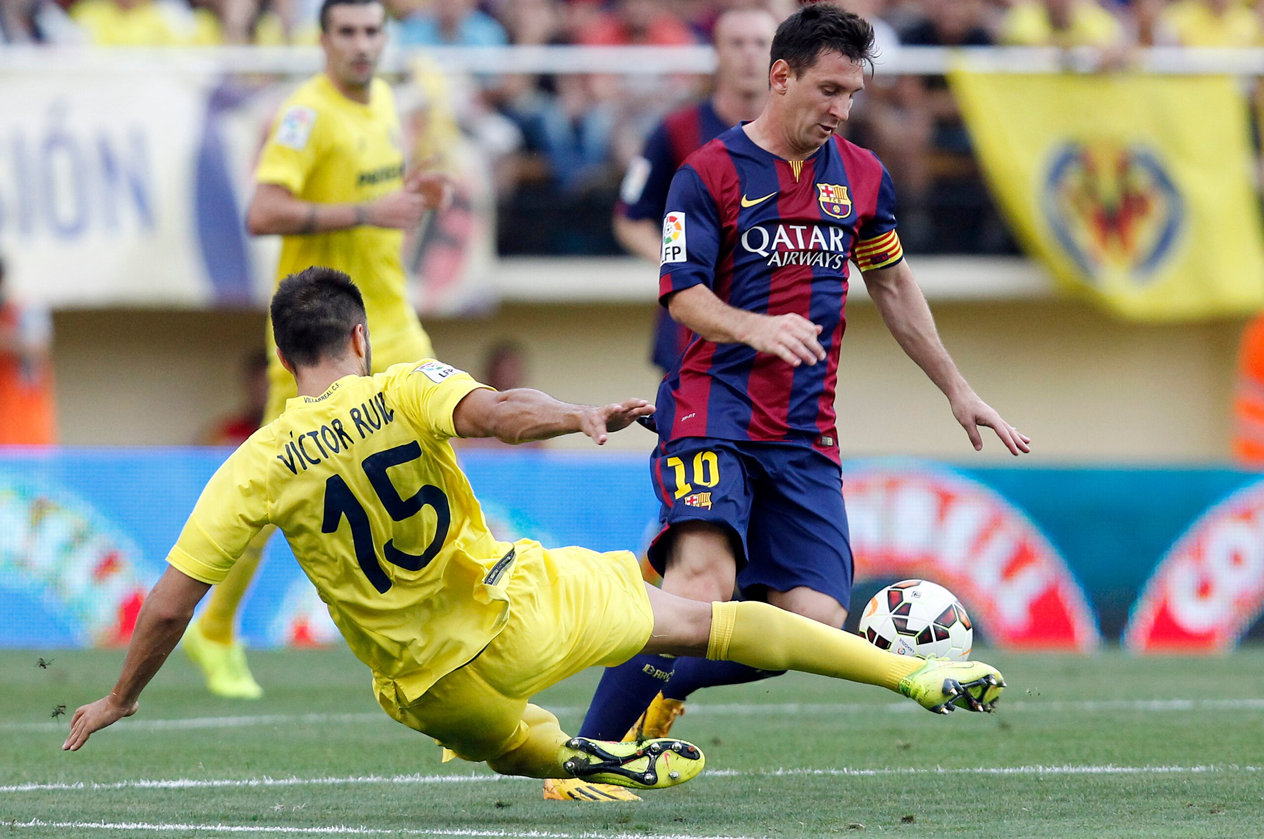 Lionel Messi is on fire at Cam Nou.
