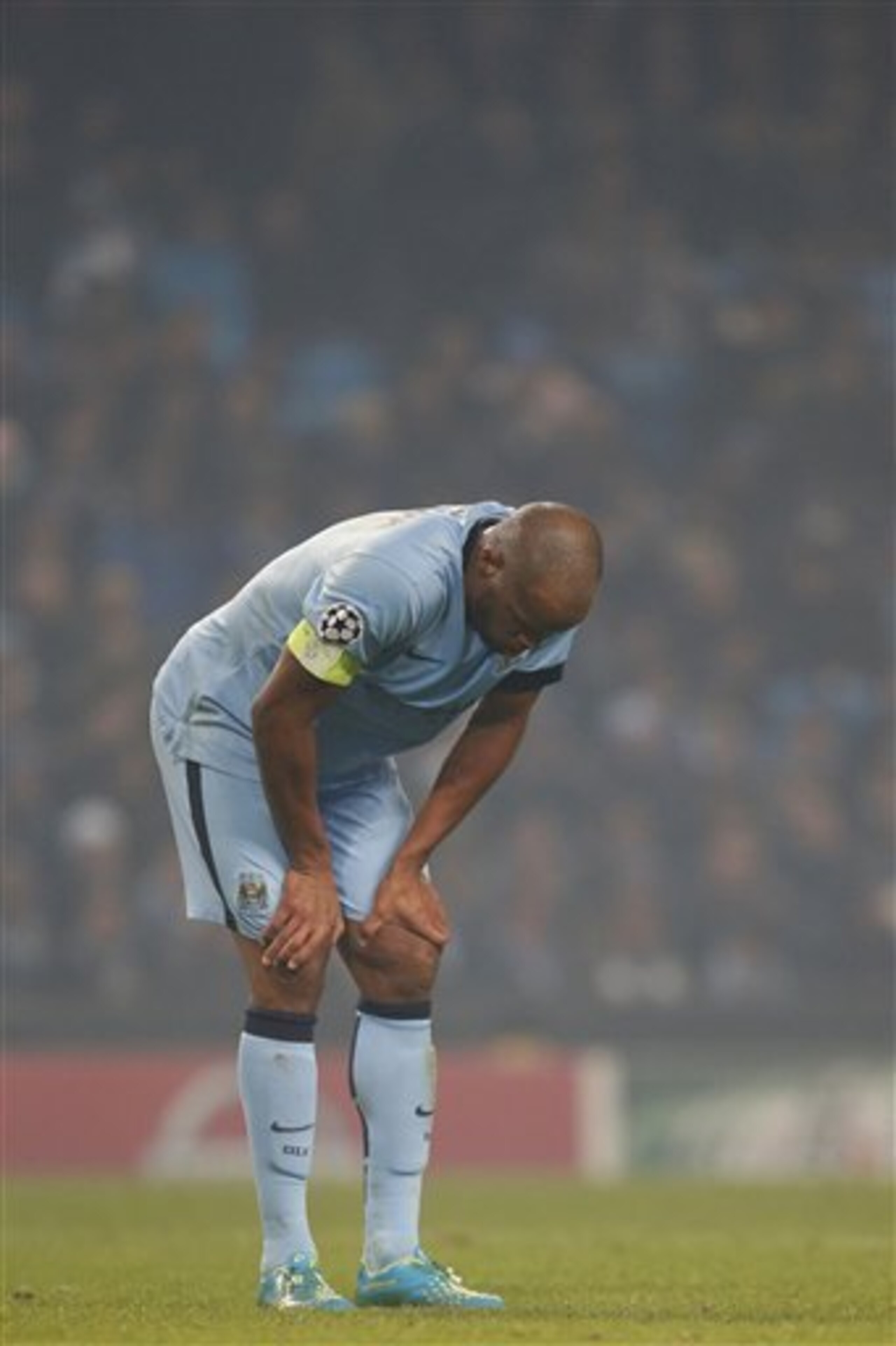 Kompany gets a lot of knocks for a relatively young player.